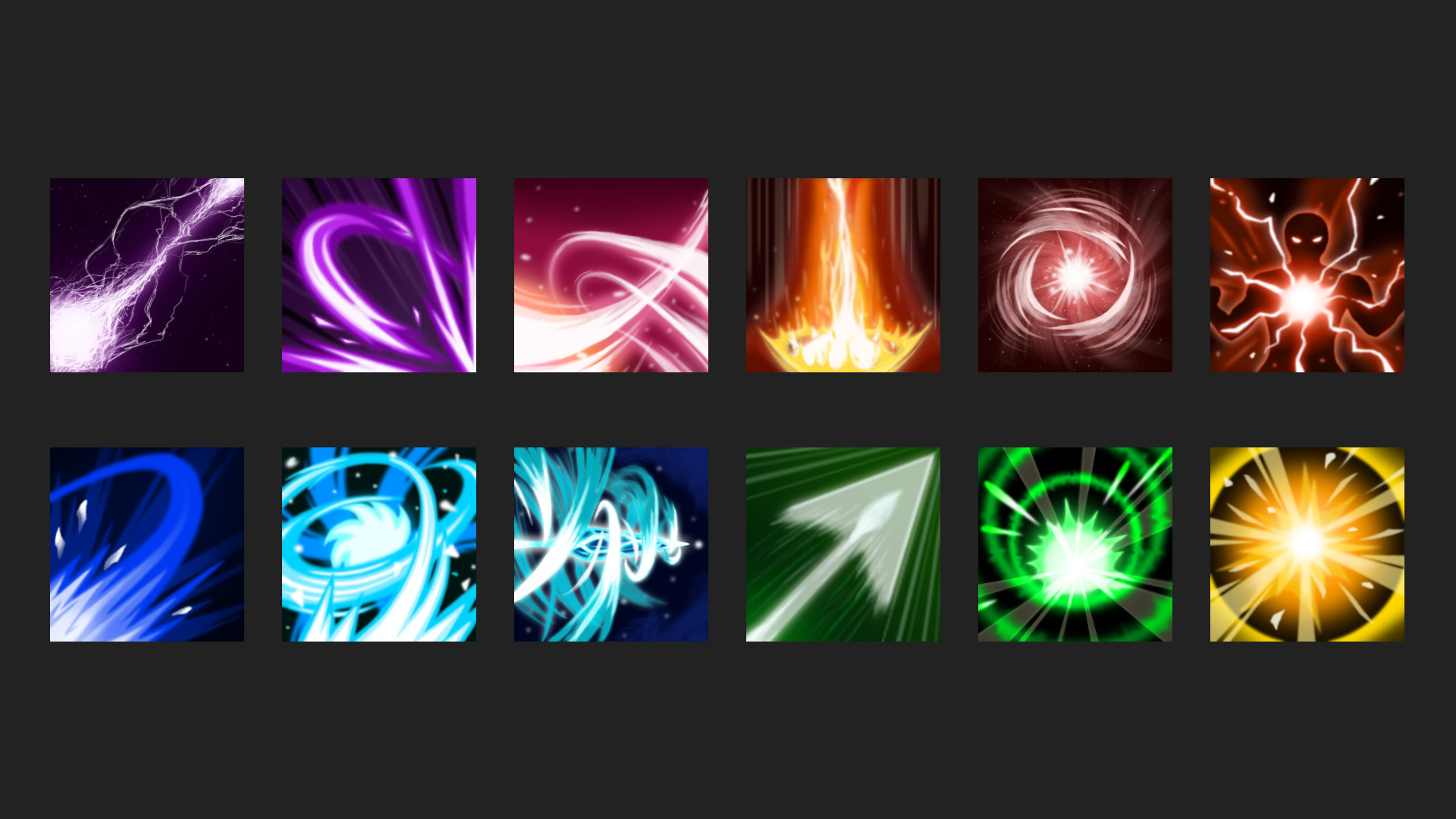 Artstation Game Skill Icons Chiyeon Park