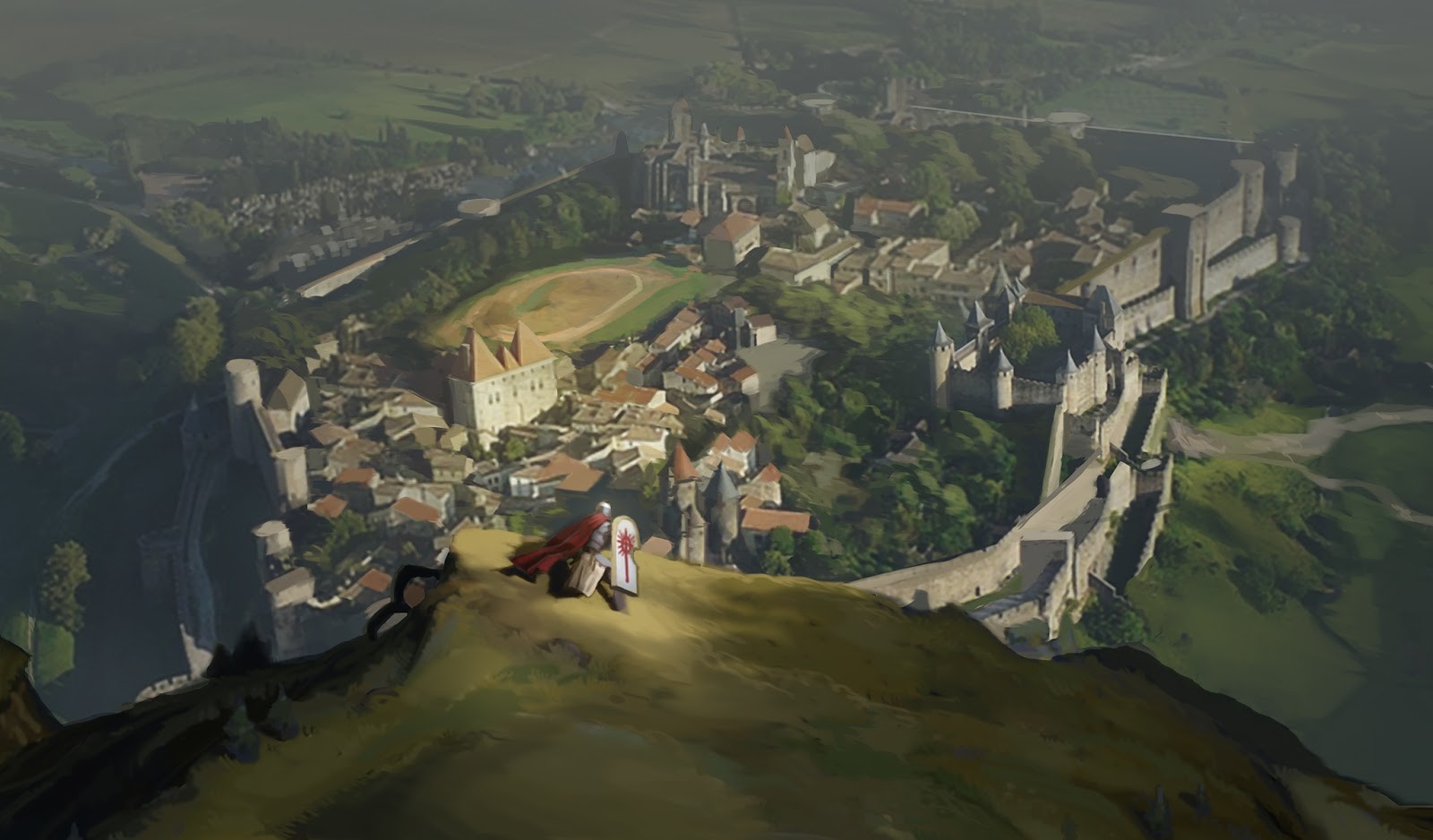 Visual development of the city building
