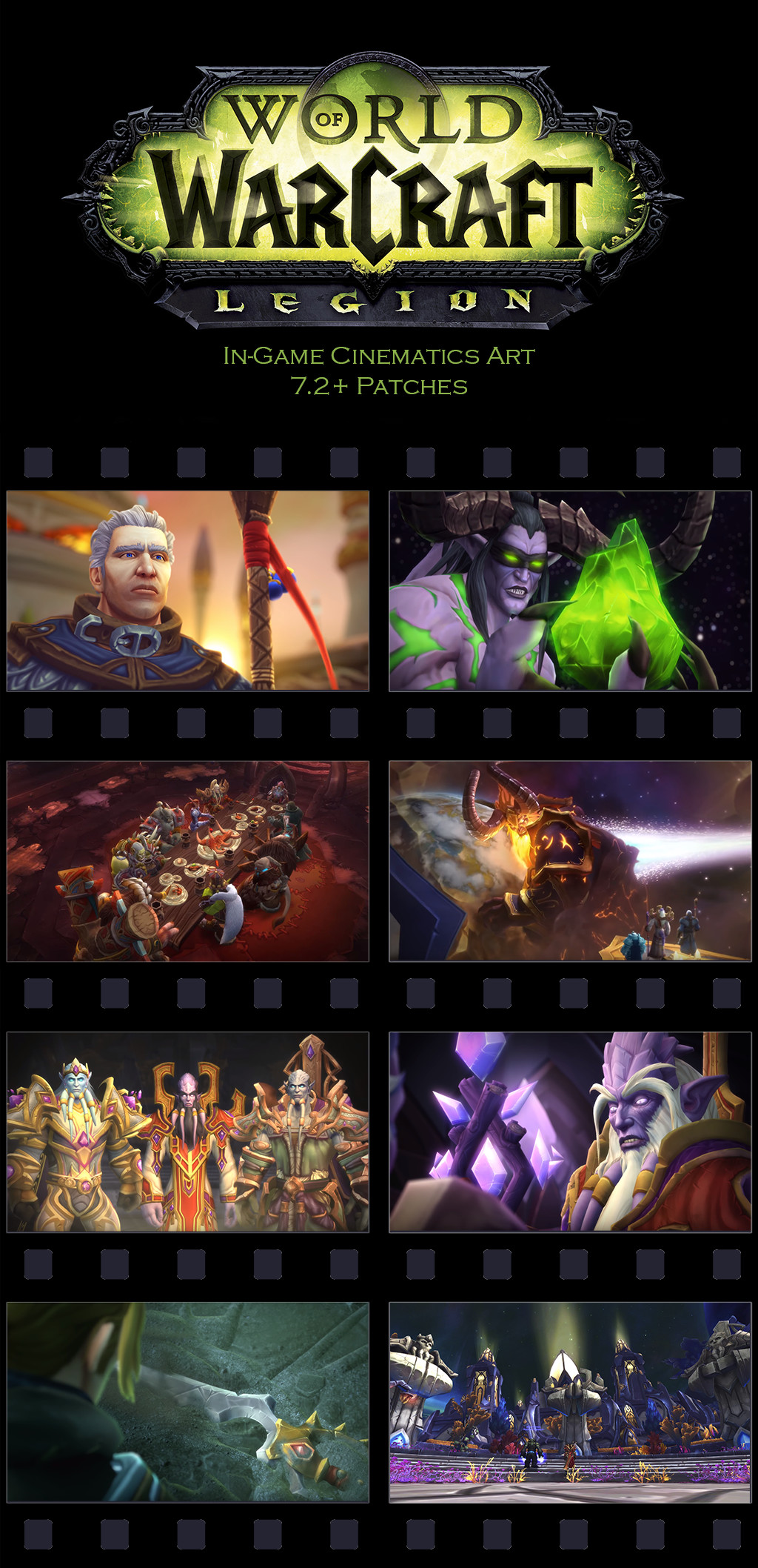 game world of warcraft on Dan Wallace World Of Warcraft Legion In Game Cinematics Art