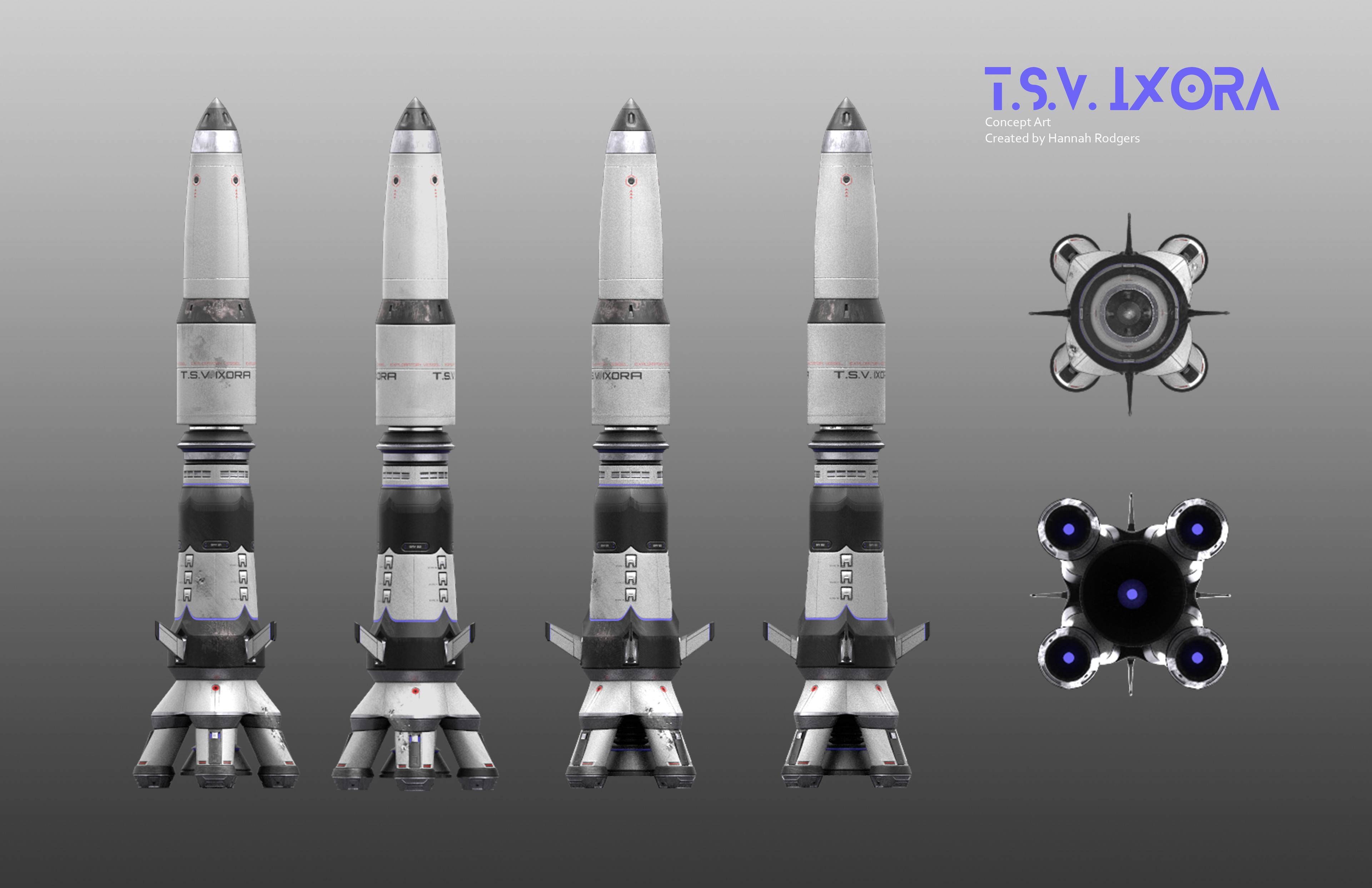 Concept Sheet. Textured in Substance Painter.