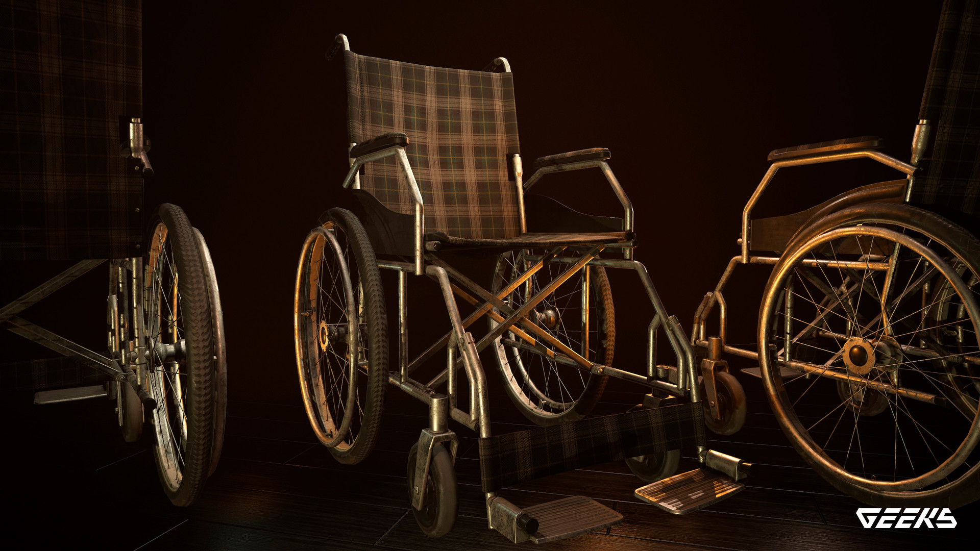 Artstation Wheel Chair Vr Horror Game Geeks Studio
