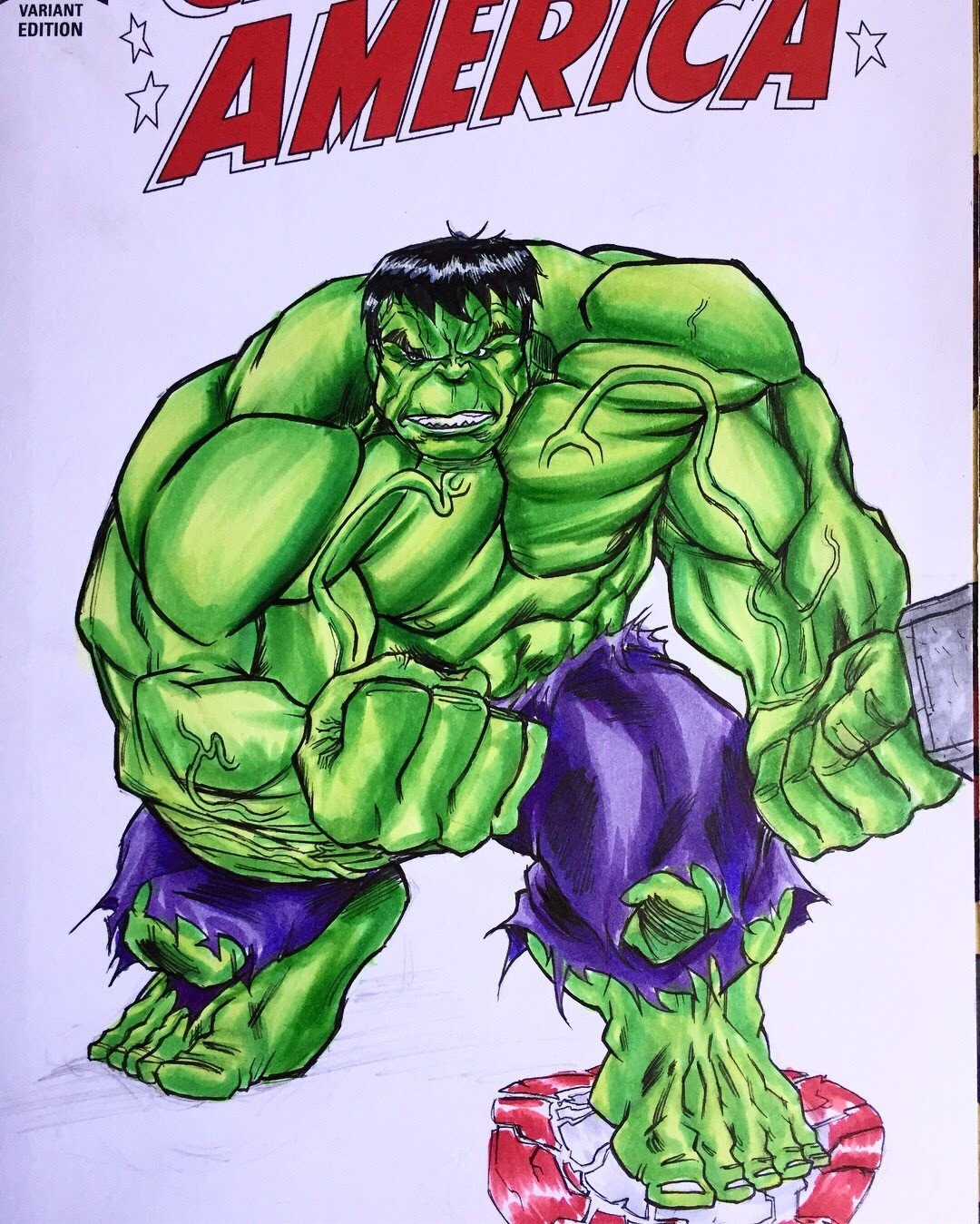 Artstation Hulk Vs The Avengers Mario A Genduso