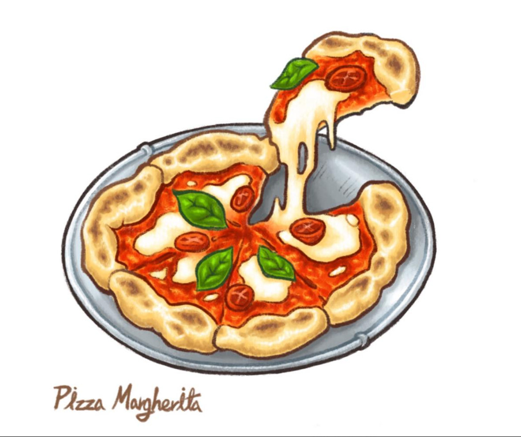 Jae Hwan Lee 3kind of Pizza Drawing. 🍕 三つのピザ描き🍕