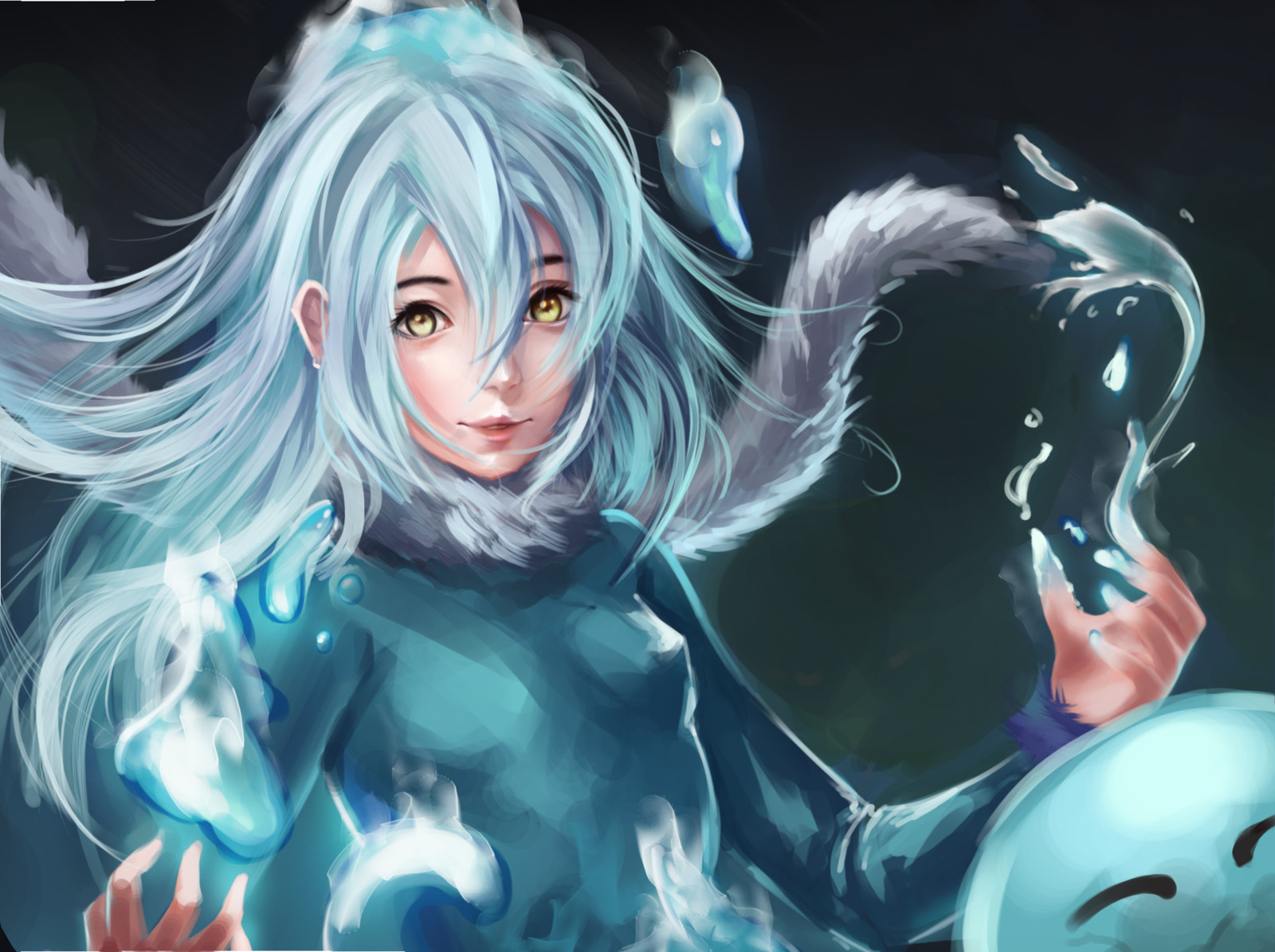 Mammia Slime anime fanart quick fix )