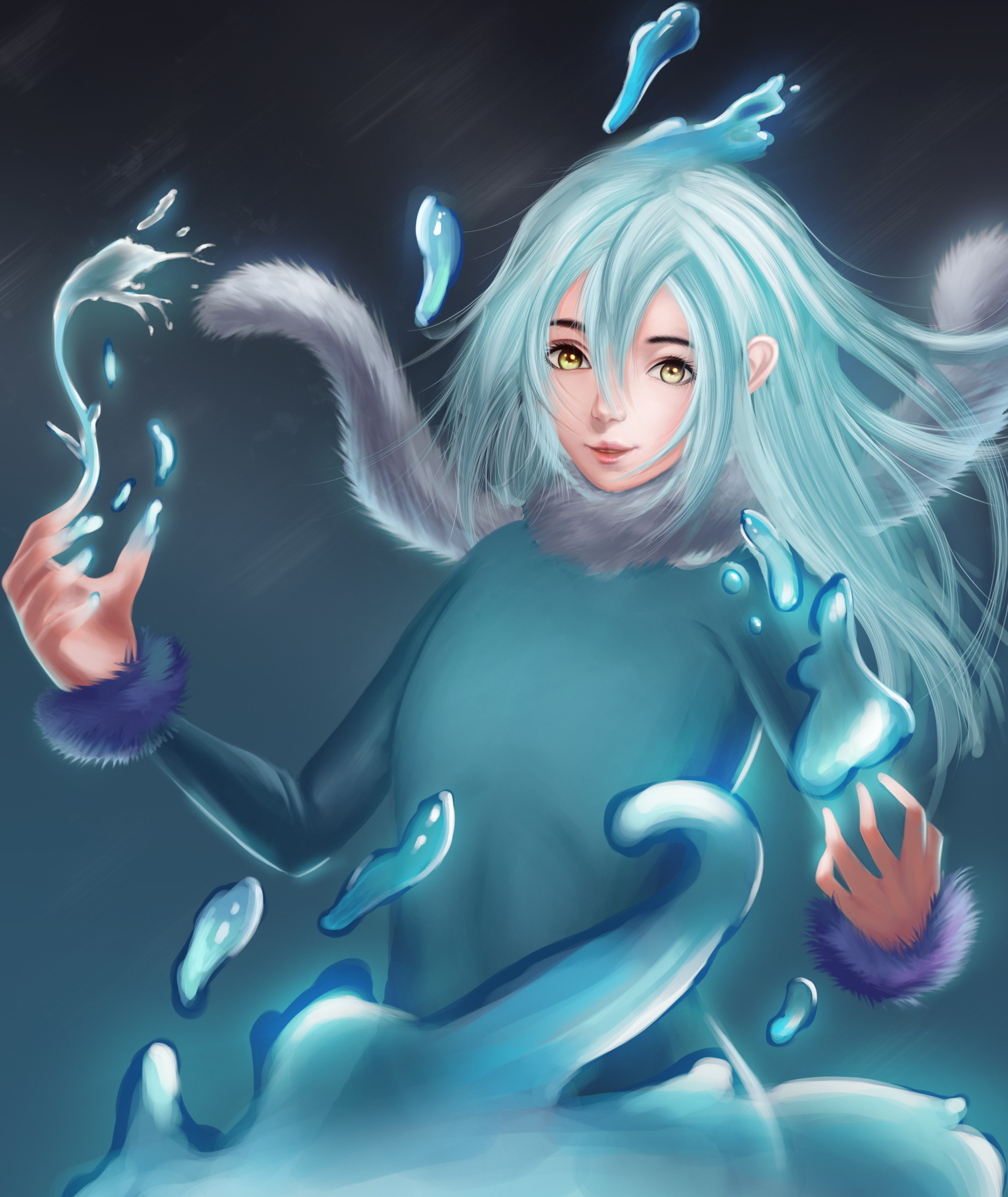 Artstation Slime Anime Fanart Quick Fix Lim Seng Nam
