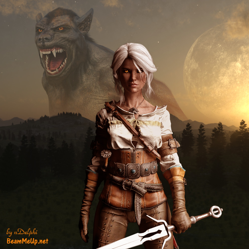 Download Artstation Ciri The Werewolf Nelson Nieves
