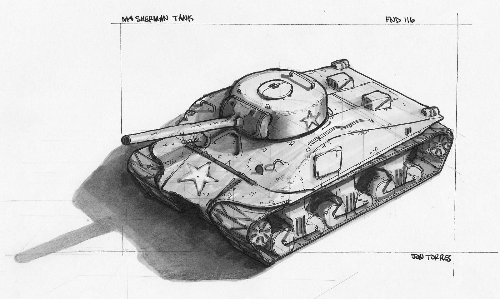 3д рисунок танка