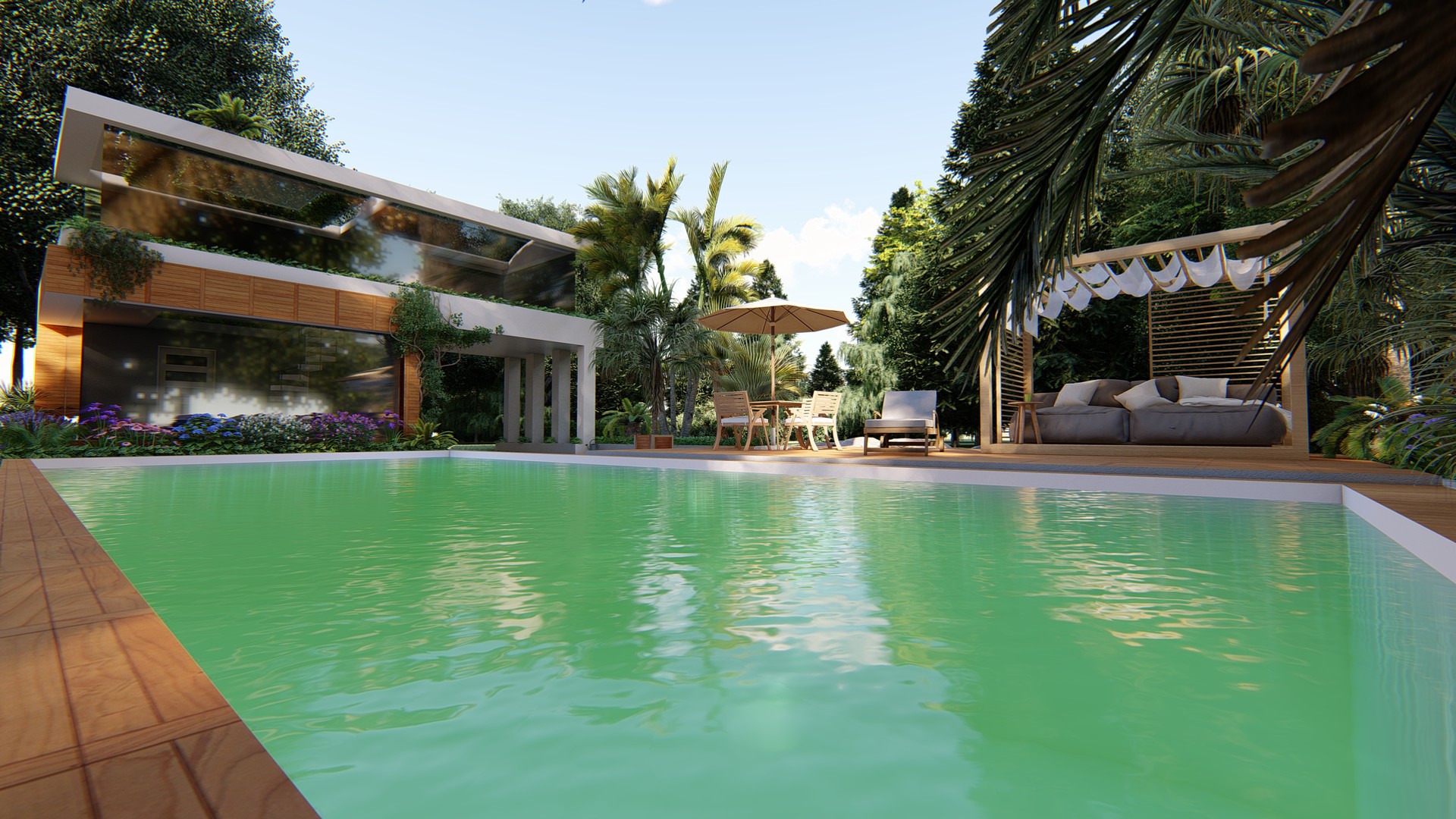 Max Cimato 3D house and gardens