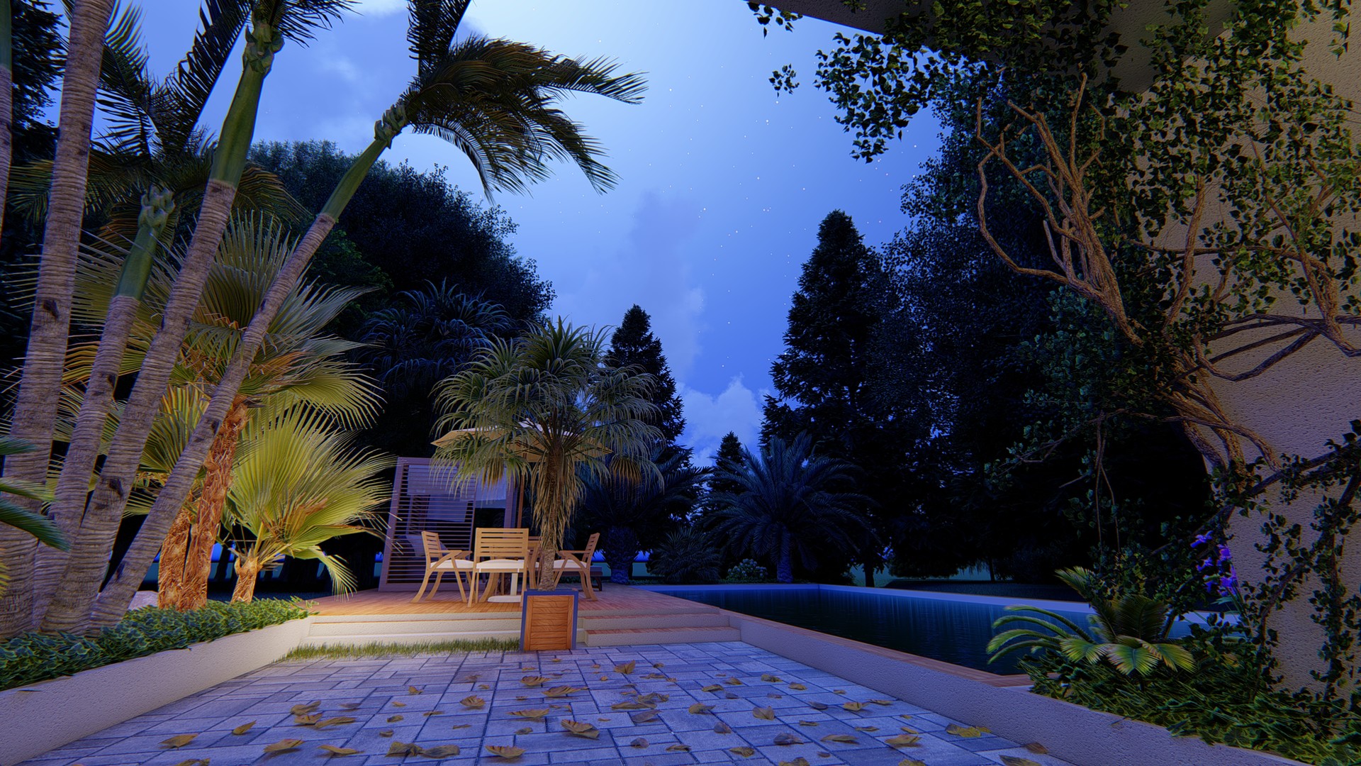 Max Cimato 3D house and gardens