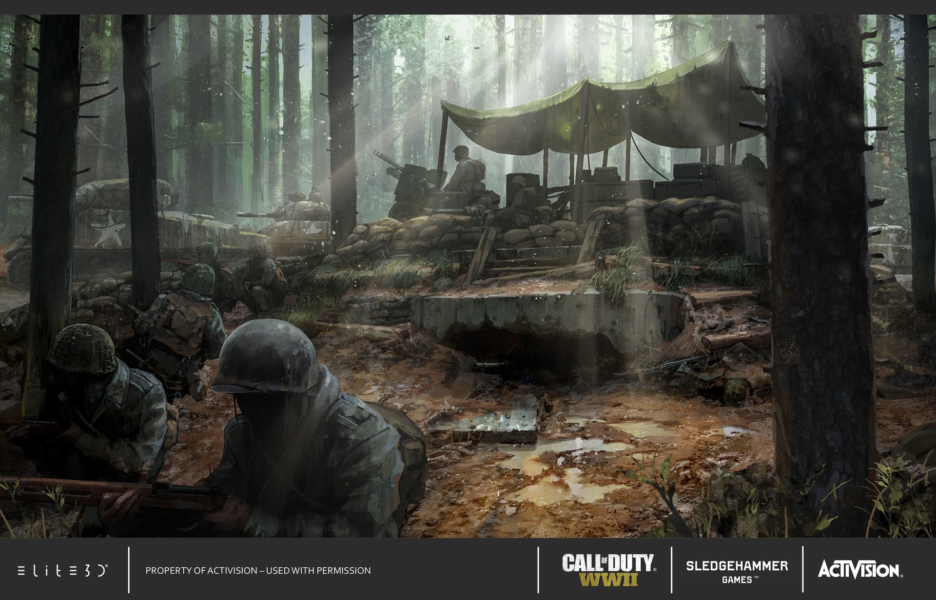 elite3d studio - Call of Duty: World War II Concept