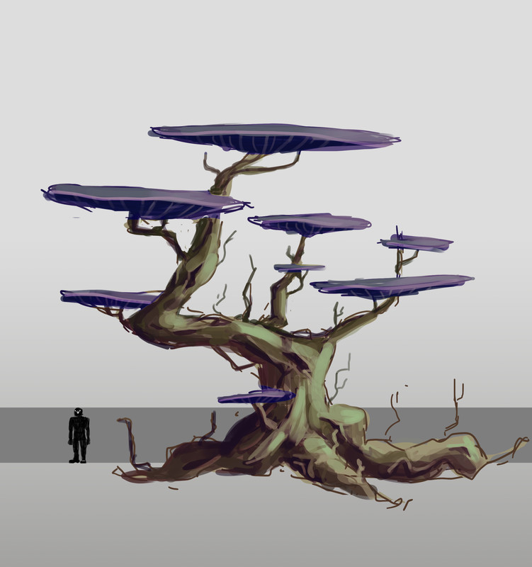 artstation alien tree concept daphne