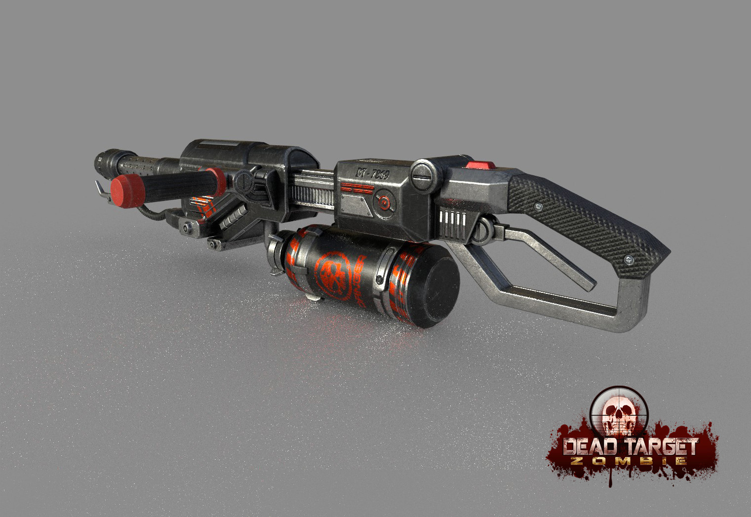 ArtStation - Sci-fi gun - Flamethrower - Dead Target game