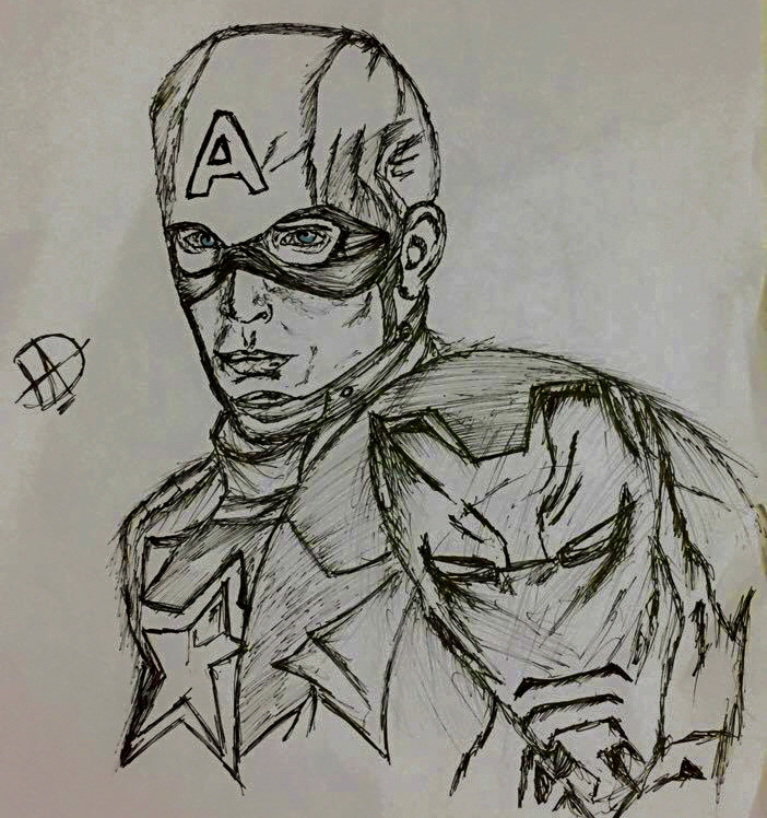 Captain America | All Drawing | Drawing | Pixoto