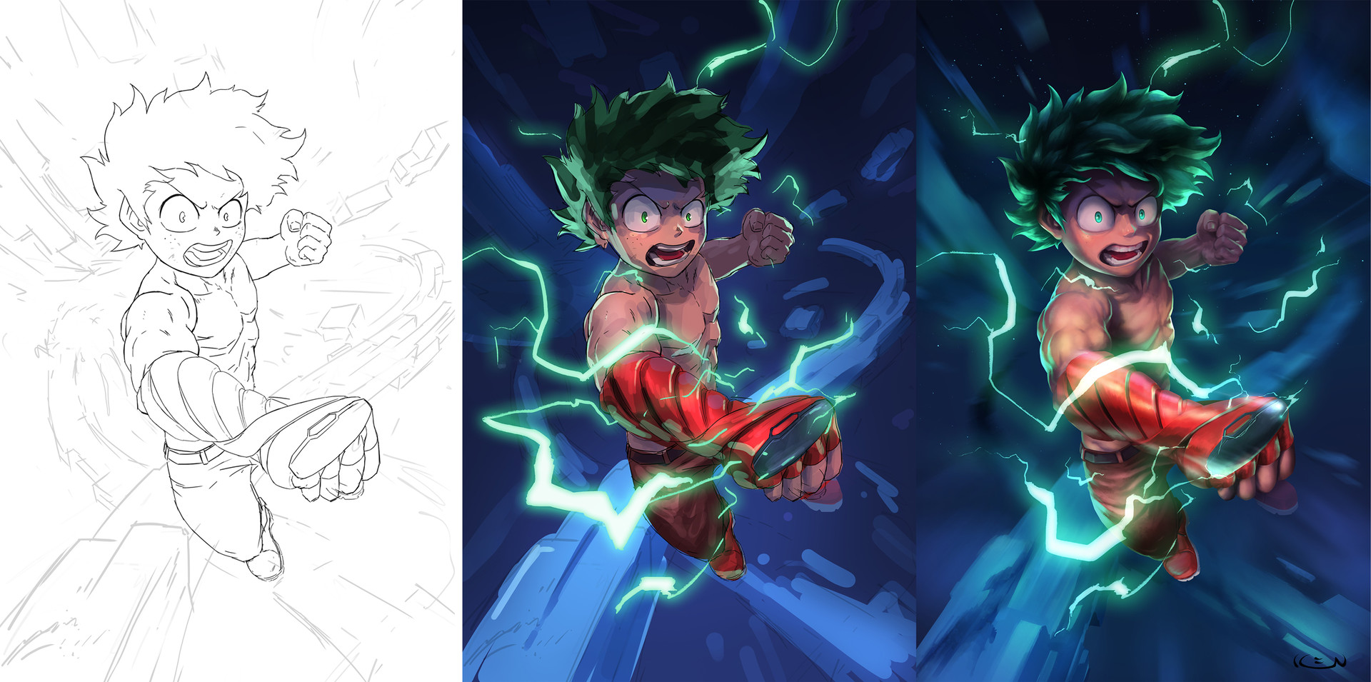 Artstation Deku Plus Ultra Ken Tan