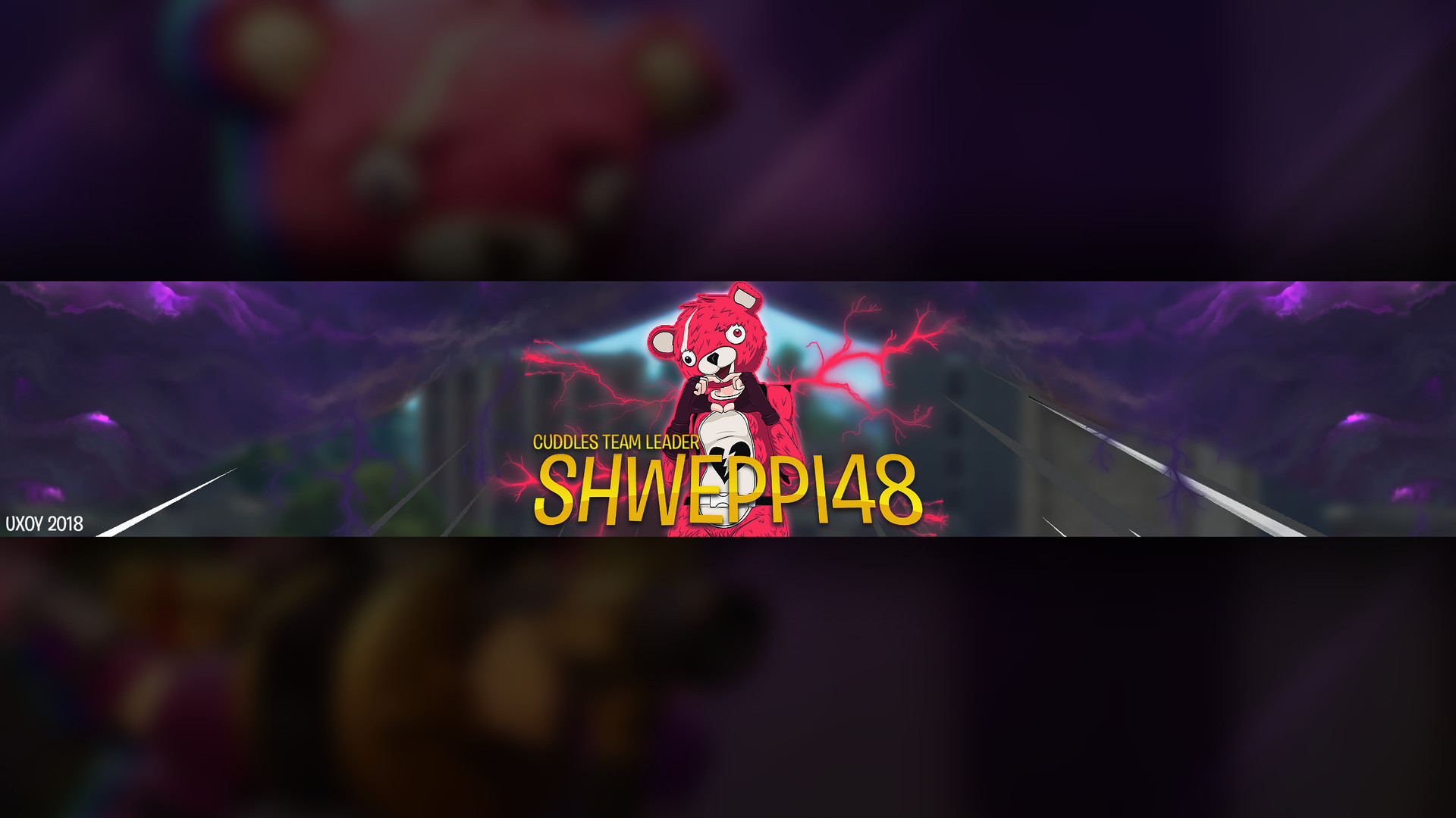 Artstation Shweppi48 Cuddles Team Leader Youtube Banner Alex Ryan