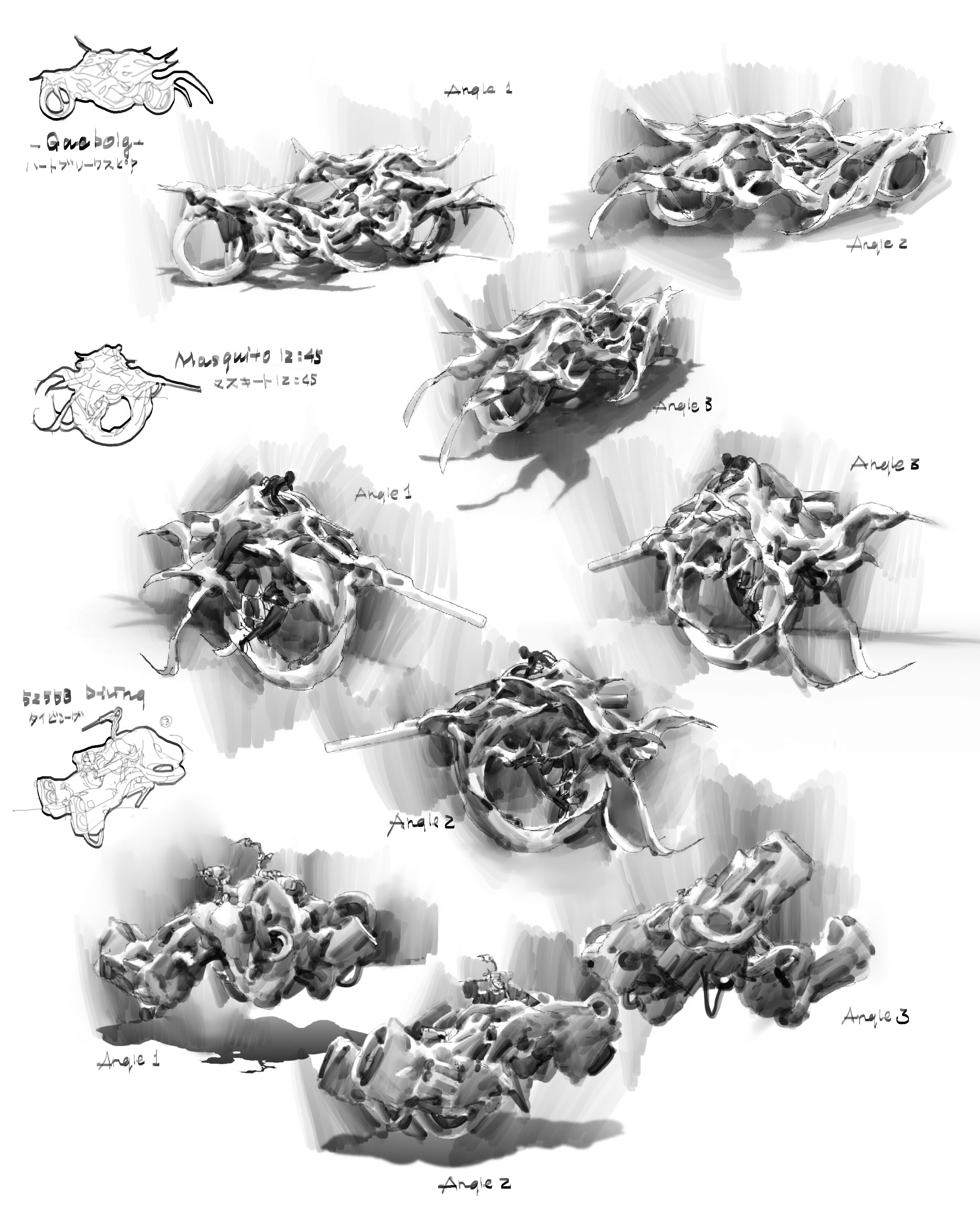 Artstation Vehicle Design Sketches