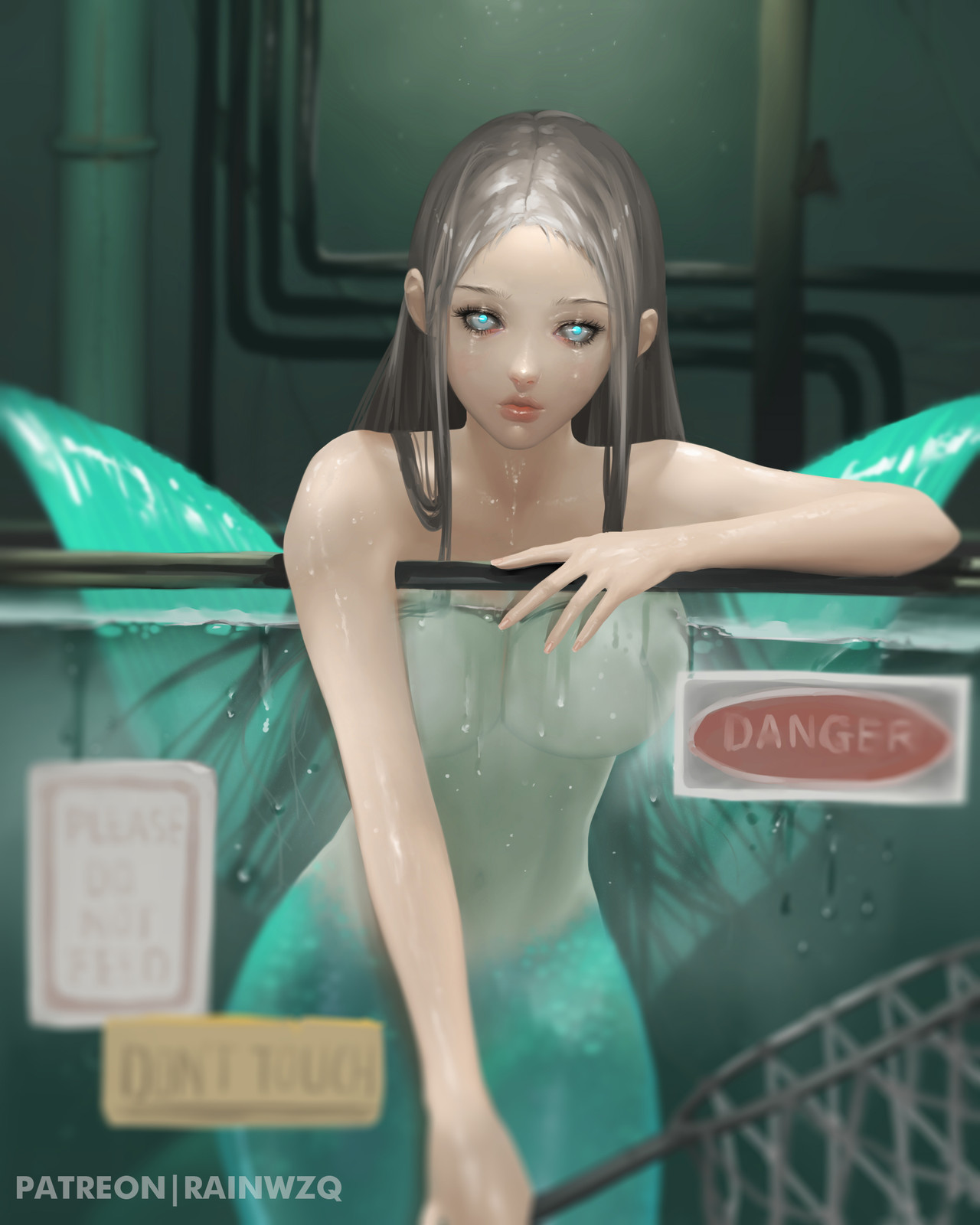 mermaid tank toy
