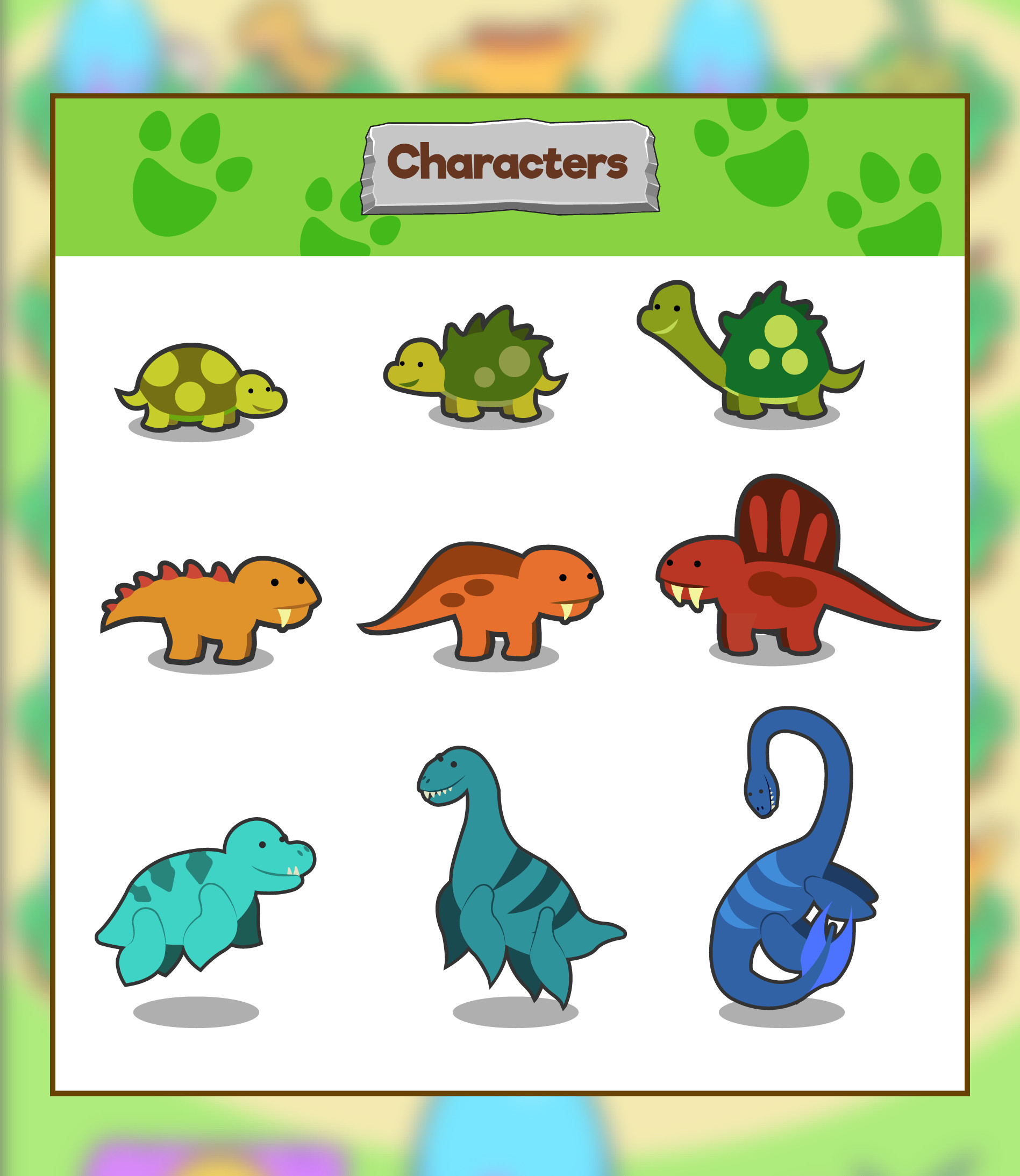 Clara Pascual Hervas - UI and 2D assets for Dino Merge