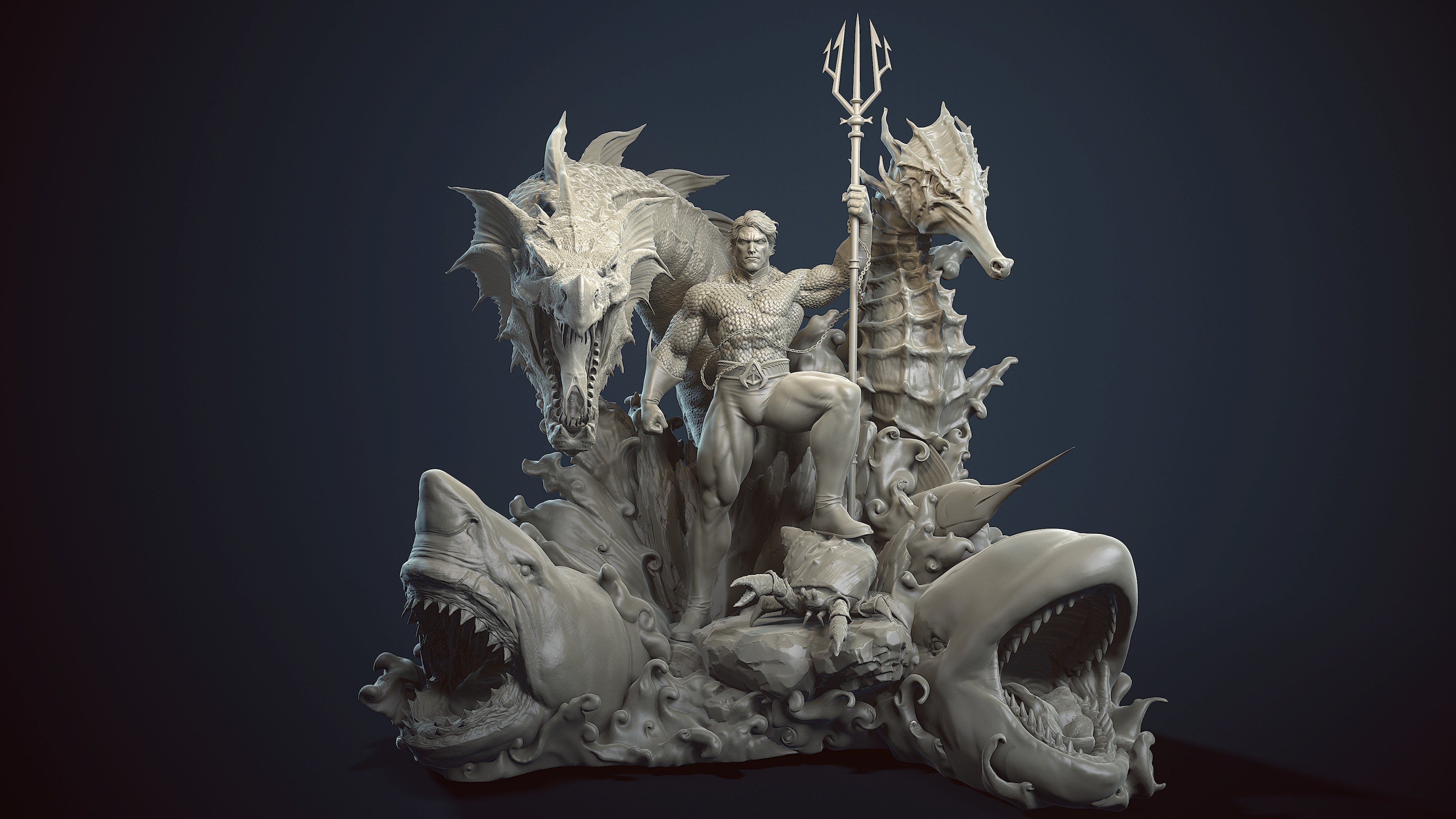 Artstation Aquaman Kaushik Manna