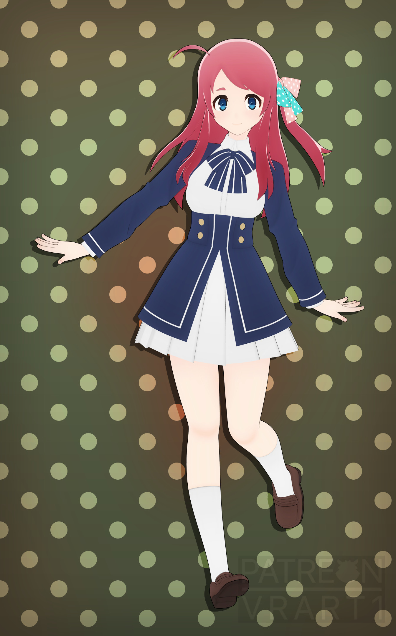 V- -R - ZOMBIE LAND SAGA - Sakura Minamoto (3D Model)