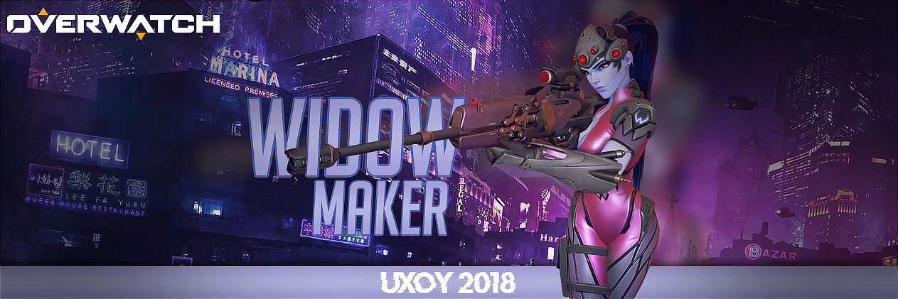 UXOY - Overwatch Widowmaker Signature Banner