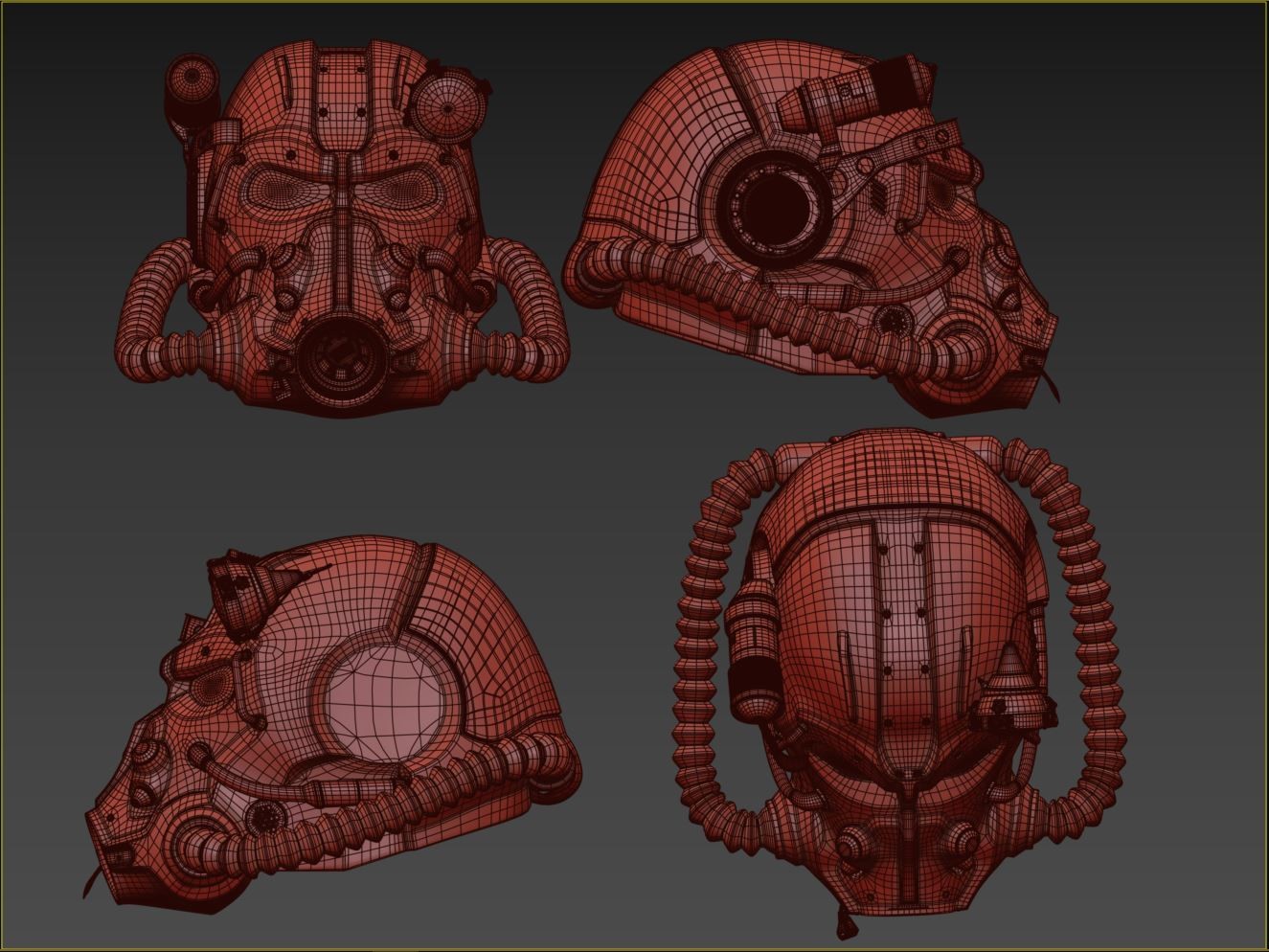 Helmi Menzli T60 Power Armor Helmet