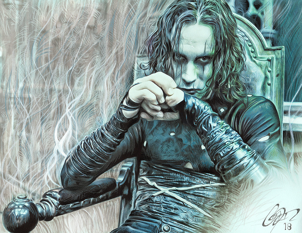 Artstation Brandon Lee The Crow Frederick Cooper