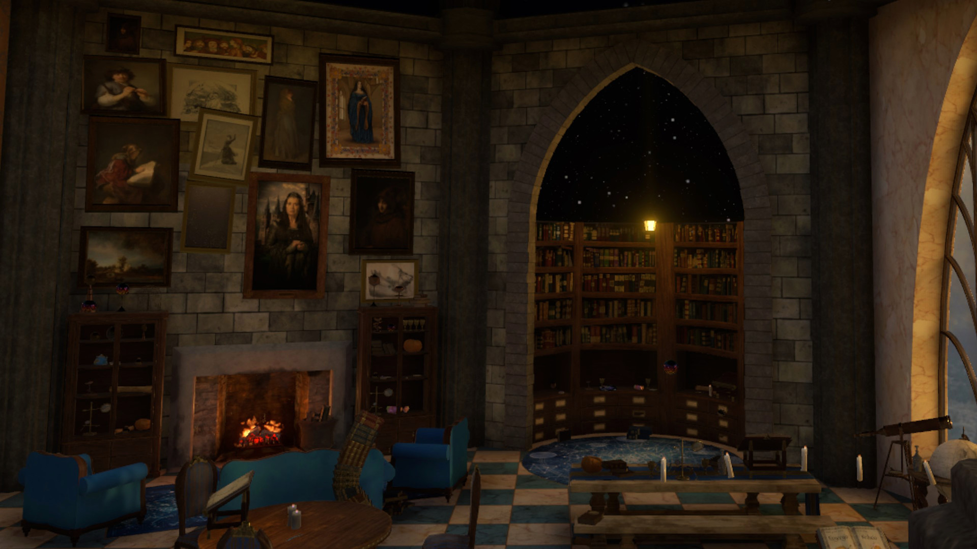 Artstation Ravenclaw Common Room Vr Colin Cody Waters