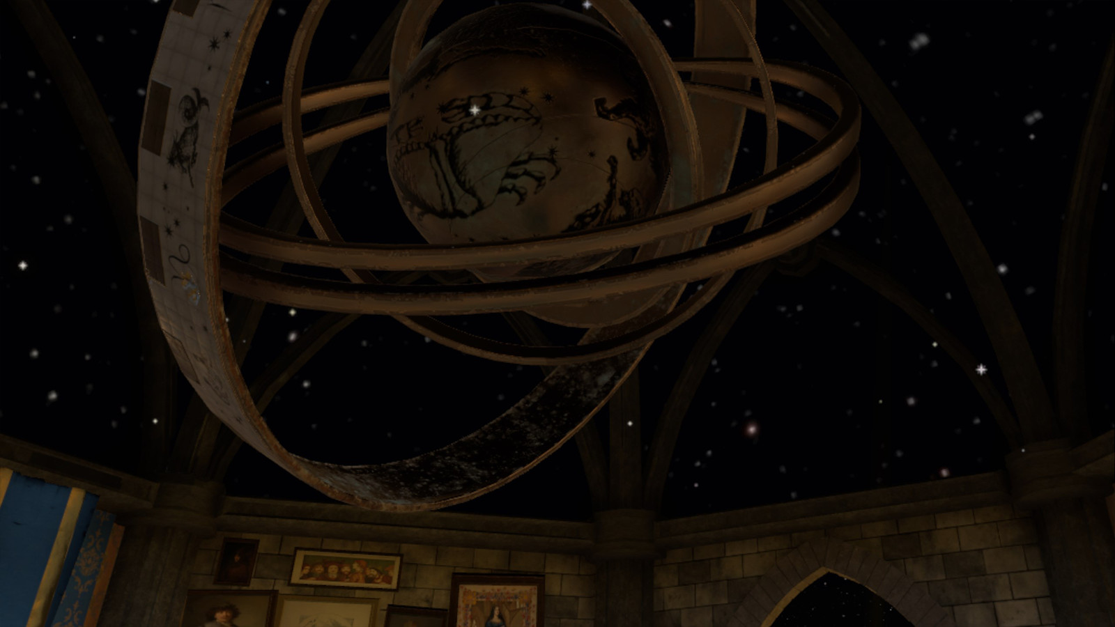 In-game screen capture - celestial globe