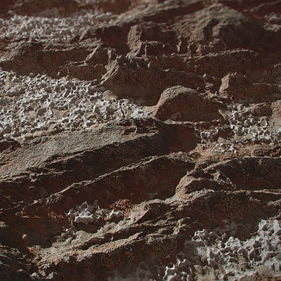 Chris hodgson alien rock coral formation render 01