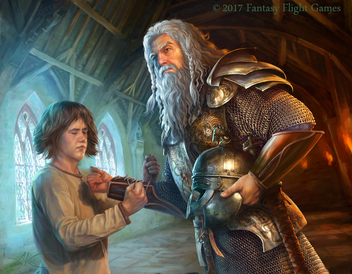 Троица воинов. Славный воин. Славный воин арт. Fantasy Flight games. Northern Lords Art.