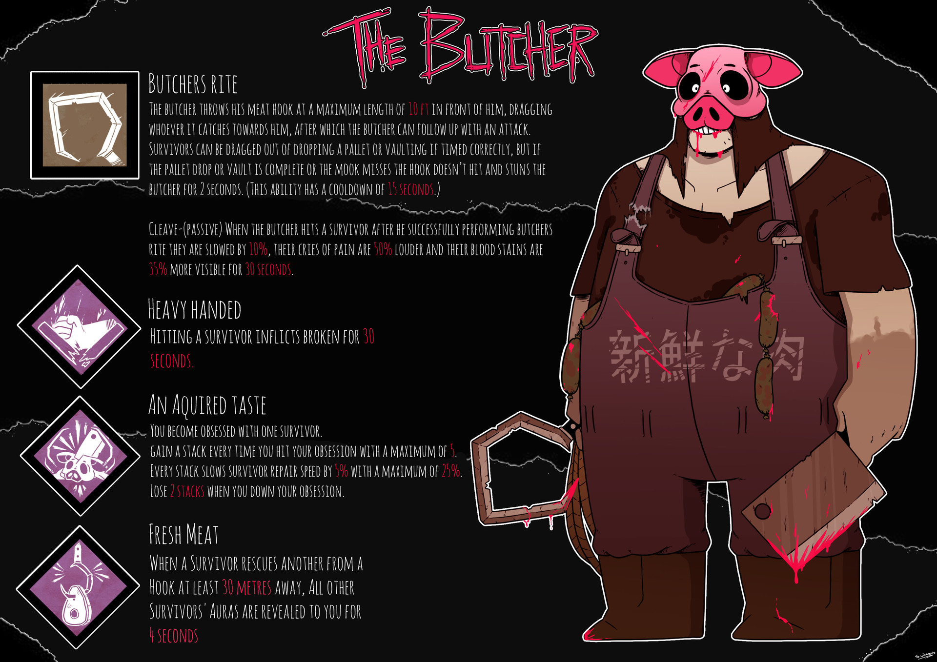 Artstation Dbd Fan Killer The Butcher Stephen Waters Artstation Dbd Fan Killer The Butcher Stephen Waters