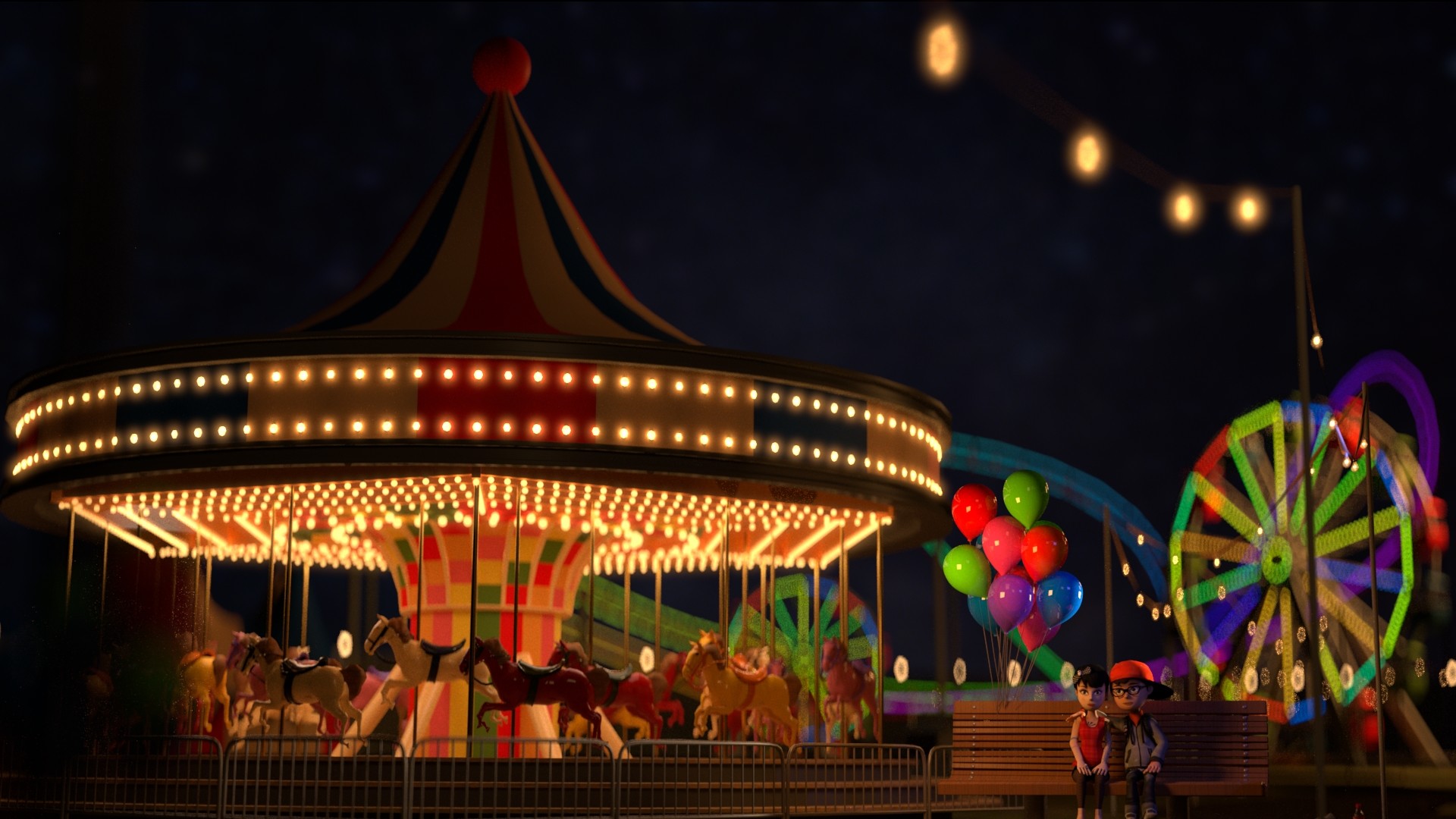 ArtStation - Carnival Evening