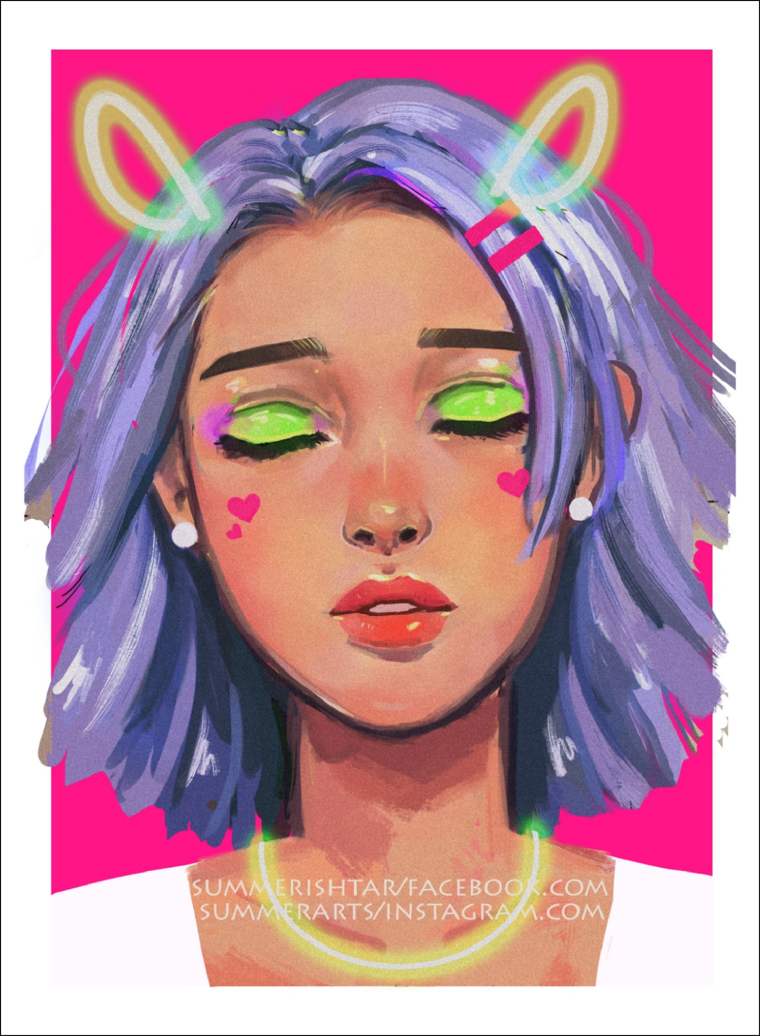 ArtStation - Neon Girl
