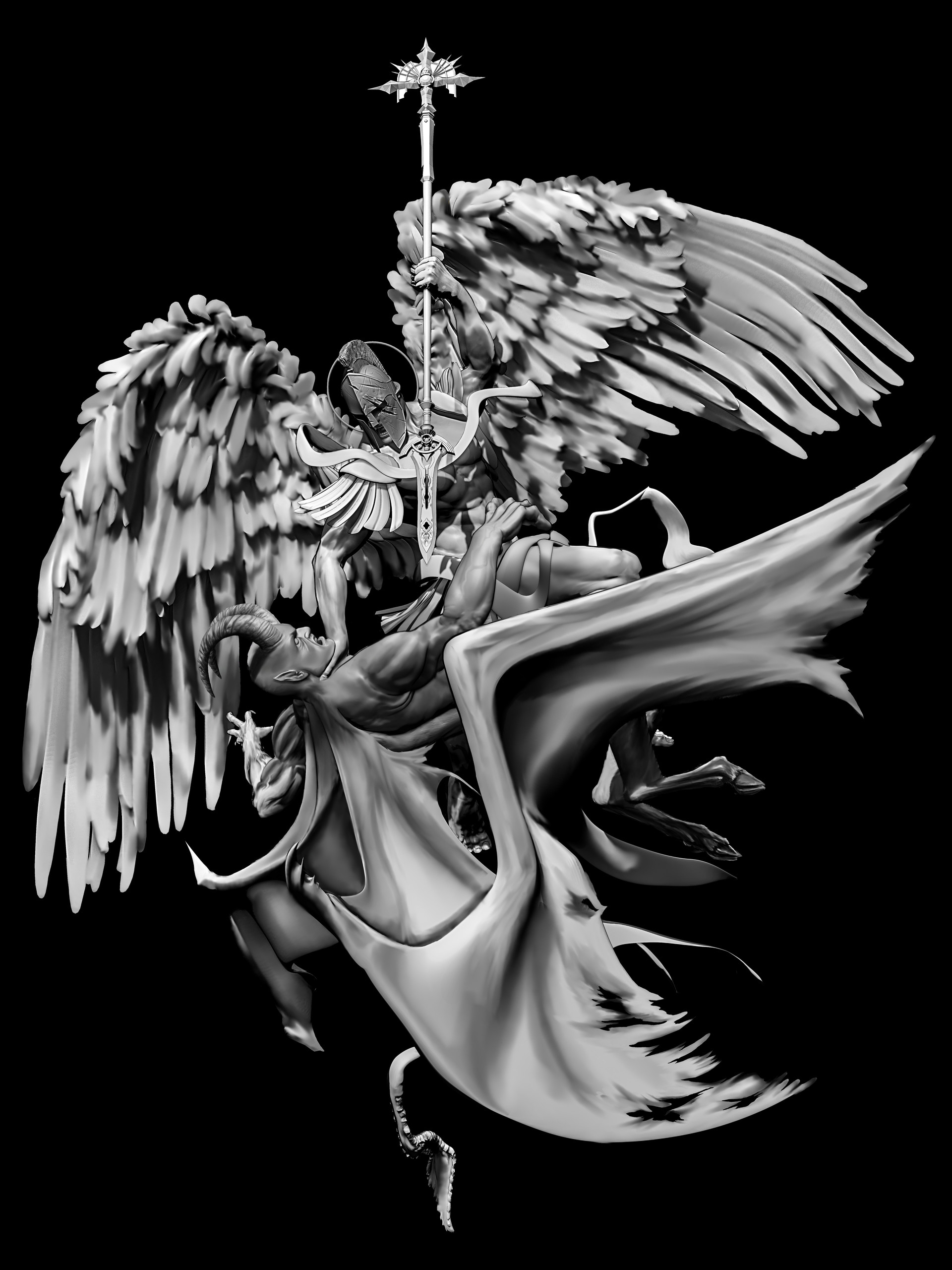 ArtStation - Archangel Michael, Akshay Kumar