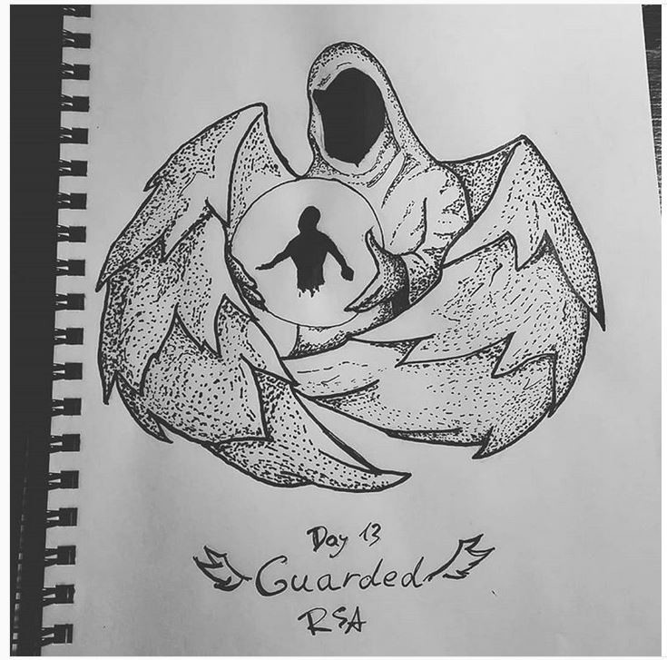 ArtStation Day 13 of Inktober Guarded