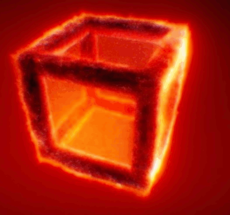 Burning Cube