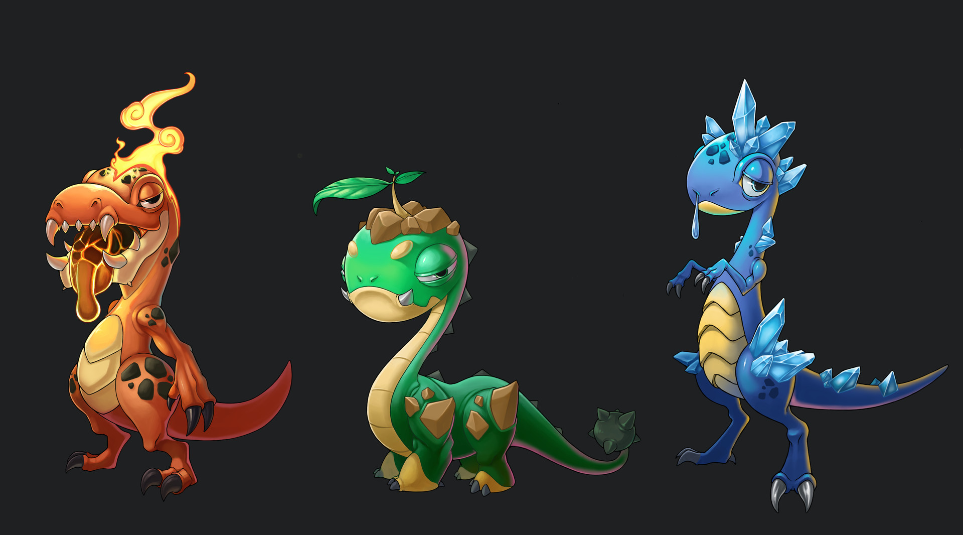 ArtStation Dinosaur monsters