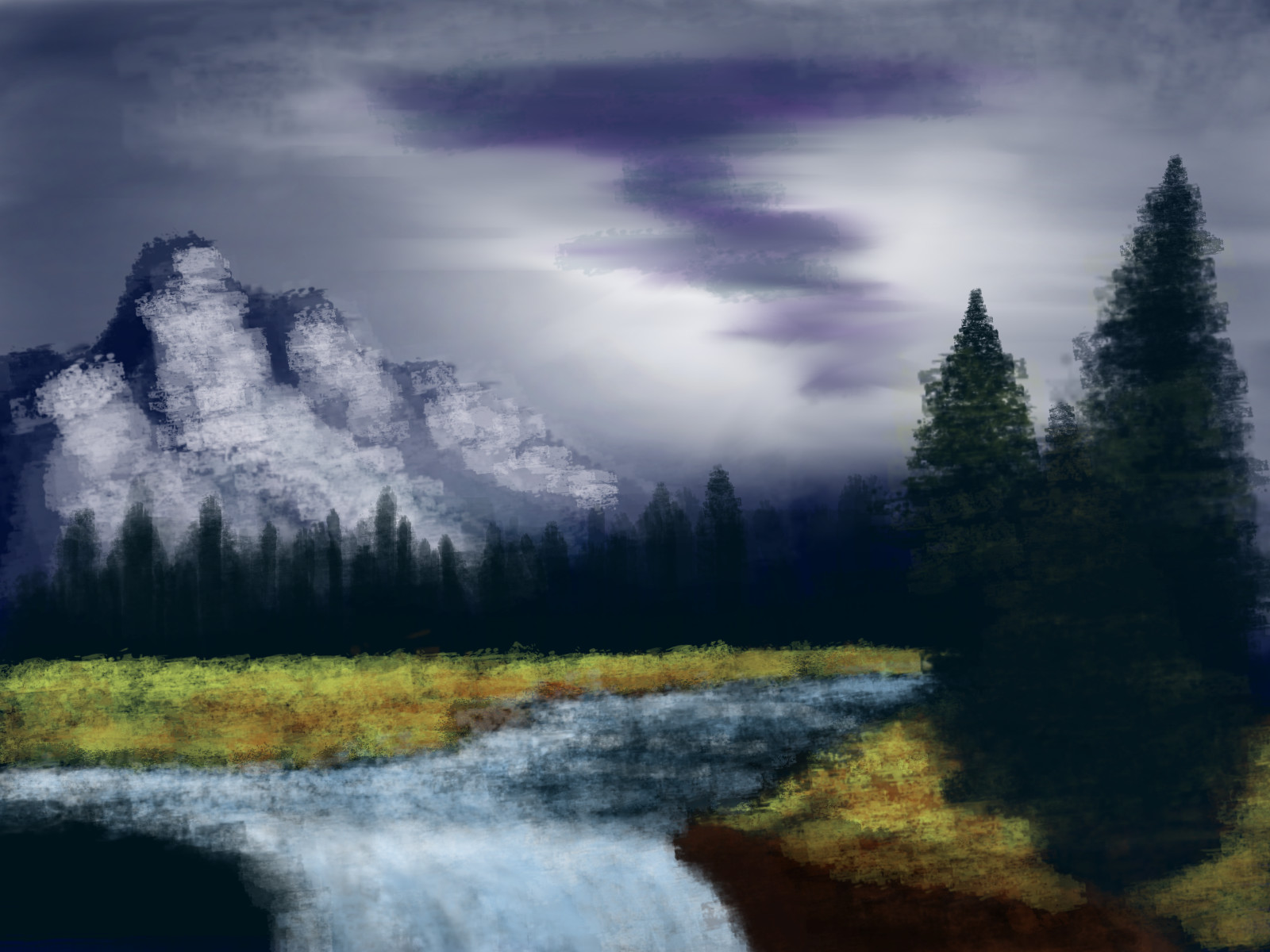Artstation Painting With Bob Ross Christopher Slater