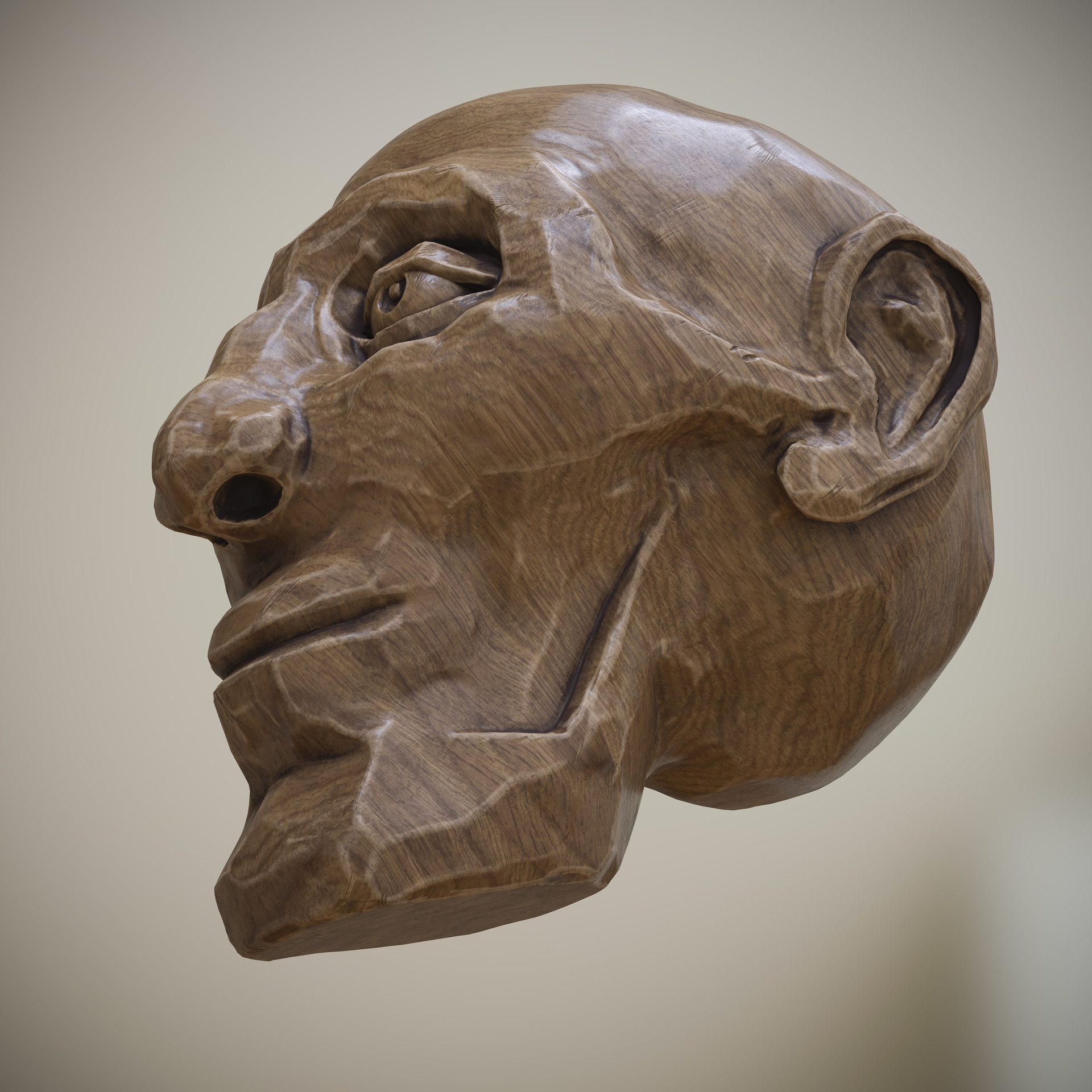 wood carving zbrush