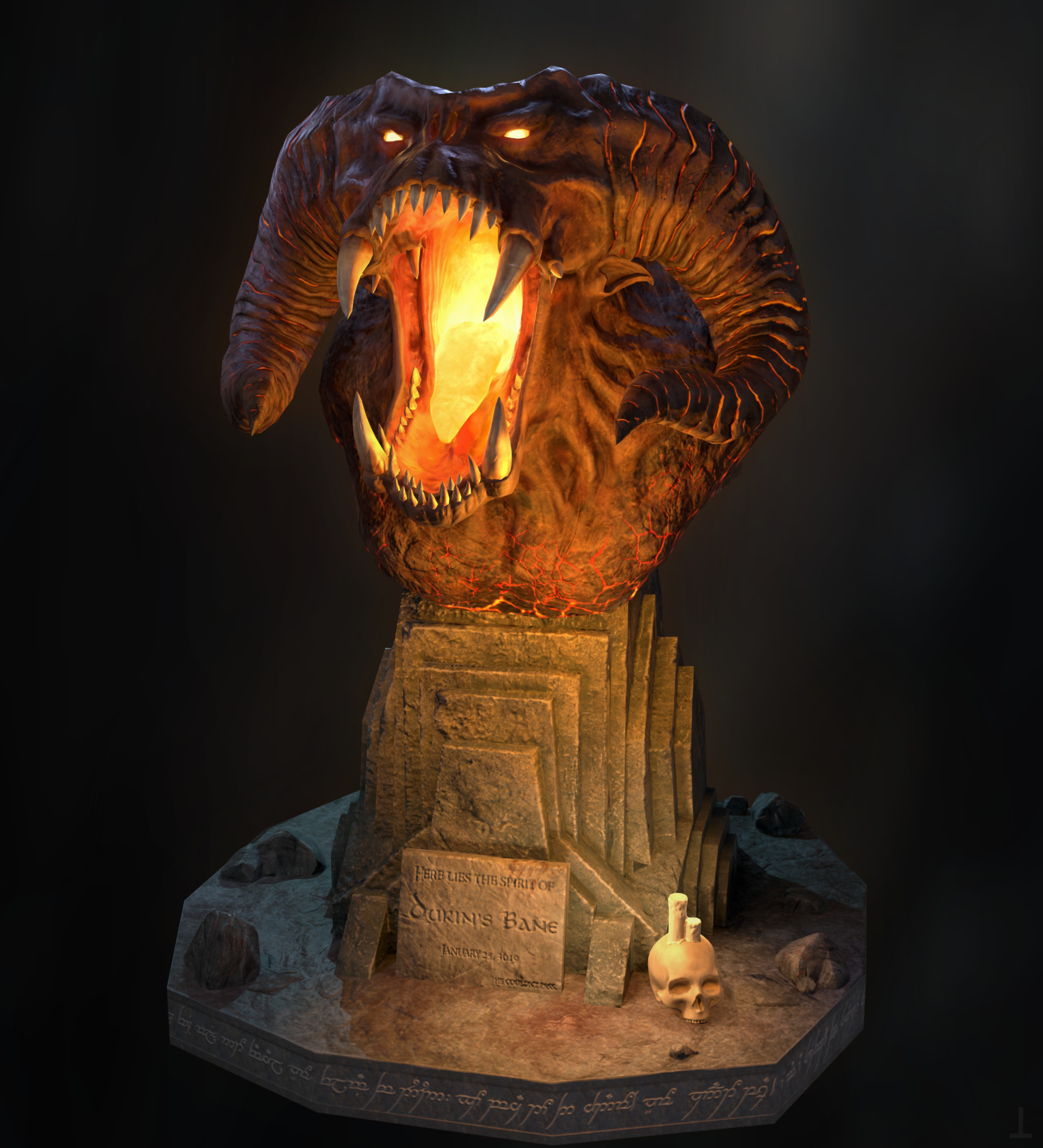 Artstation Balrog Durin S Bane Luciano Laudani One can infer that his whip burns incredibly hot since balrog's whips cut ungoliant's webs (which restrained. durin s bane luciano laudani