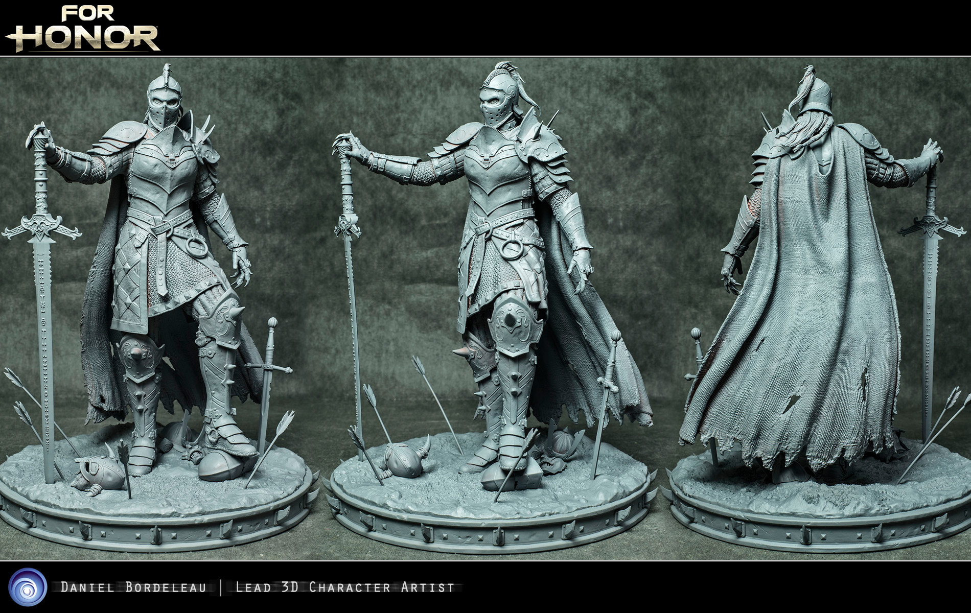 Artstation For Honor Daniel Bordeleau