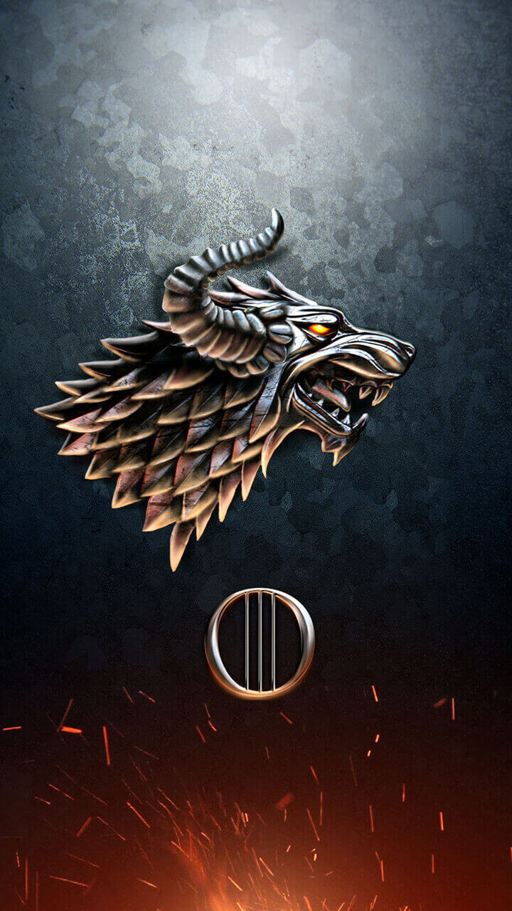 Rucha Rane 2d Dragon Wolf Wallpaper