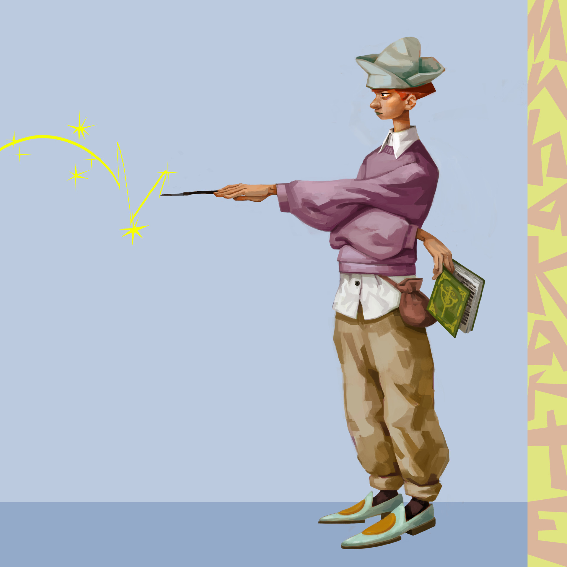 ArtStation - character design- wizard