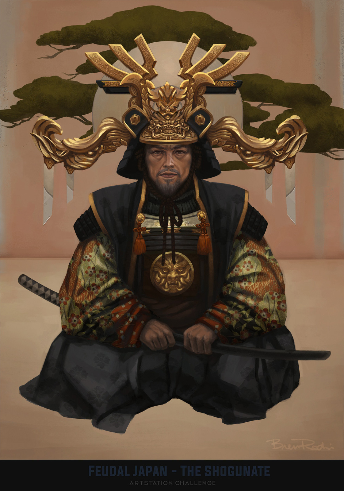 Artstation Challenge - The Shogunate: Shogun