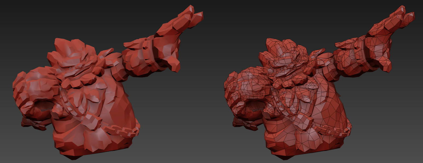 Brent Kirby Goron Monolith Statues in Goron City The Legend of