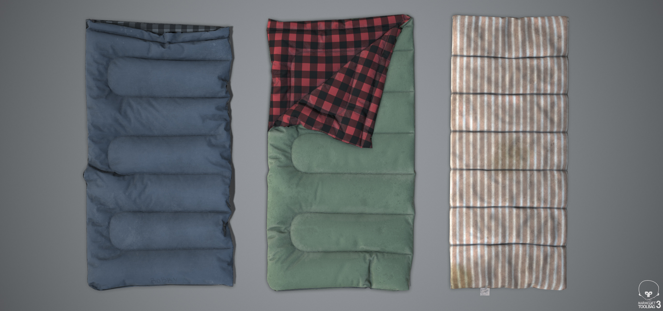 Made with Marvelous Designer : Fabric Materials made with Adobe Illustrator &amp; Substance Designer. 
