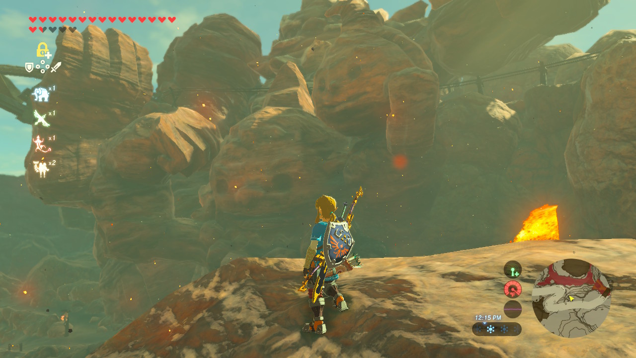 Brent Kirby Goron Monolith Statues in Goron City The Legend of