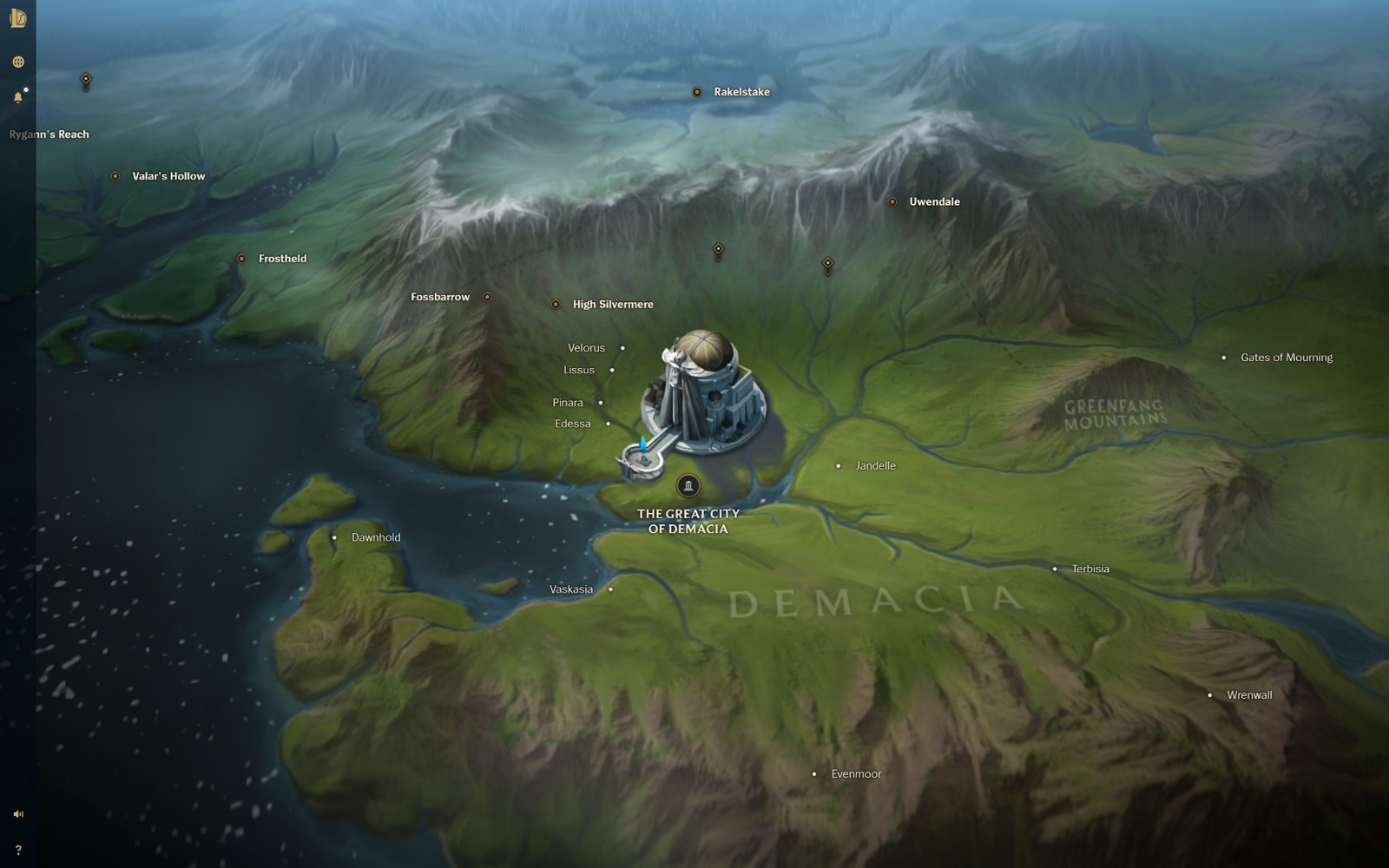 Final WebGL result for Demacia