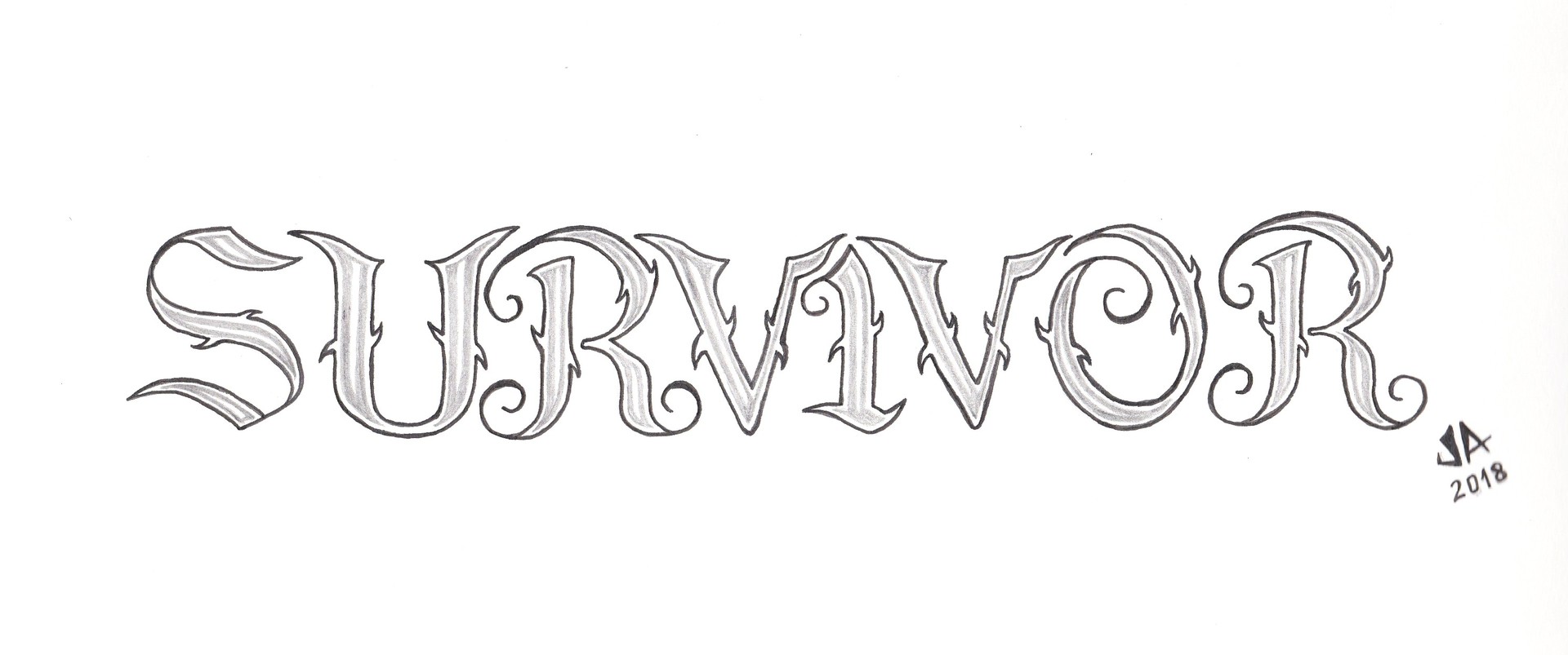Artstation Survivor Tattoo Design Jesse Allshouse